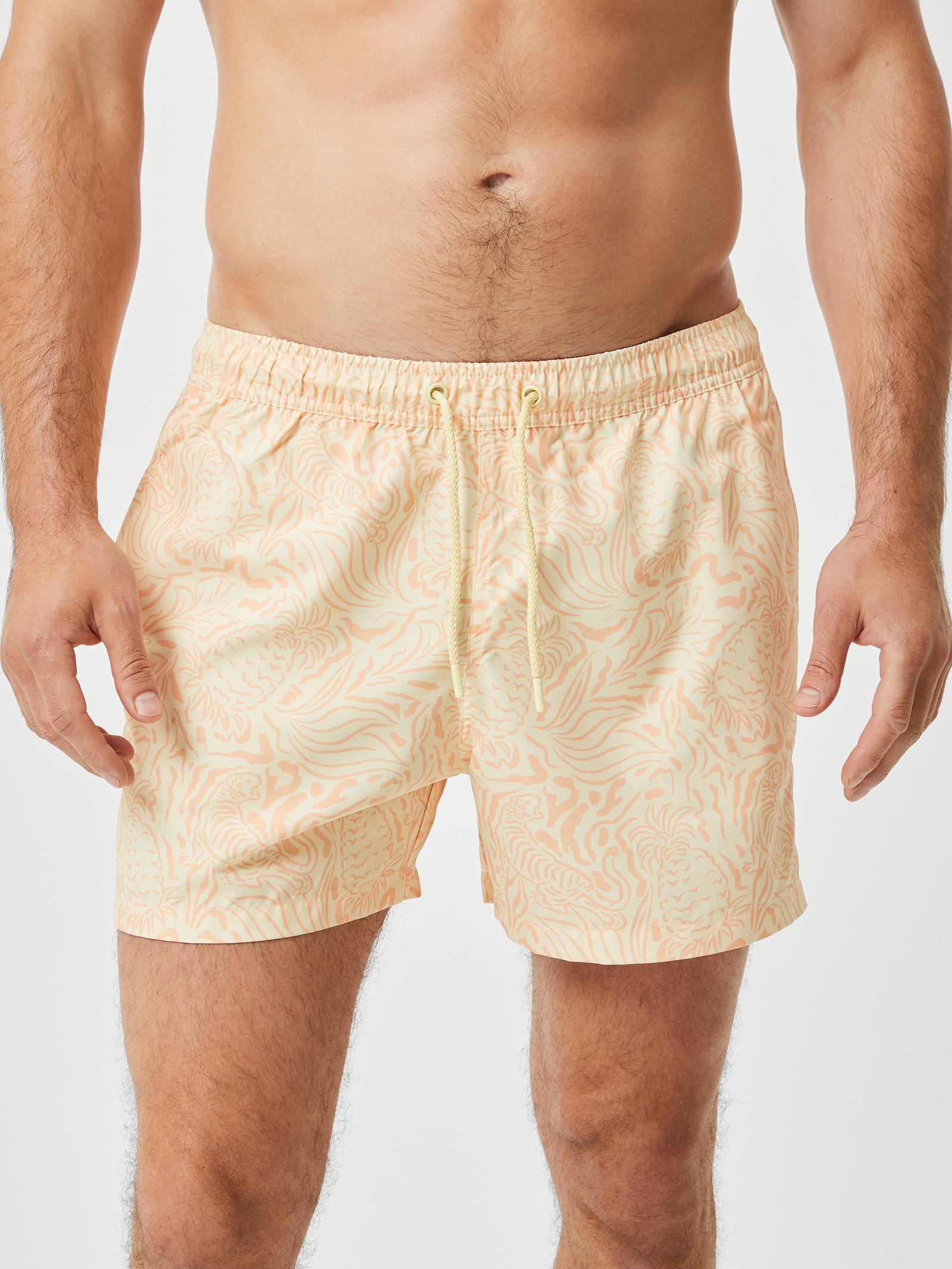 Borg Print Swim Shorts image 1
