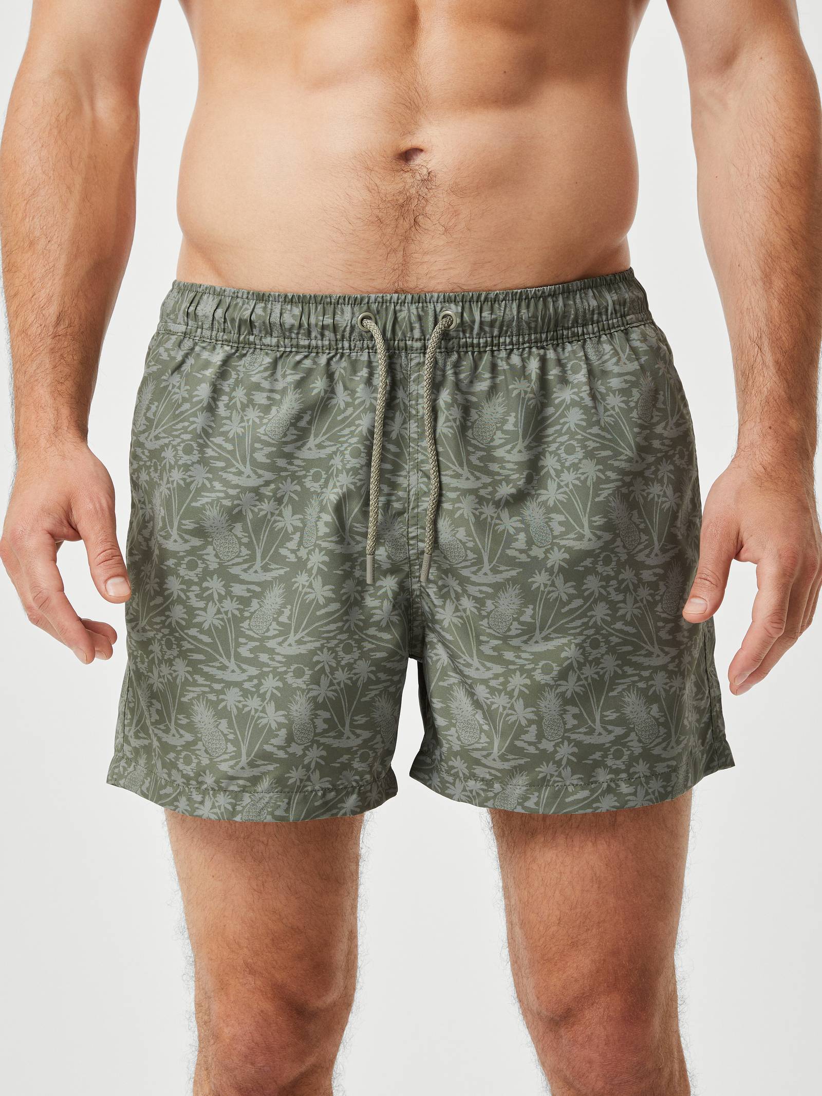 Borg Print Swim Shorts image 2