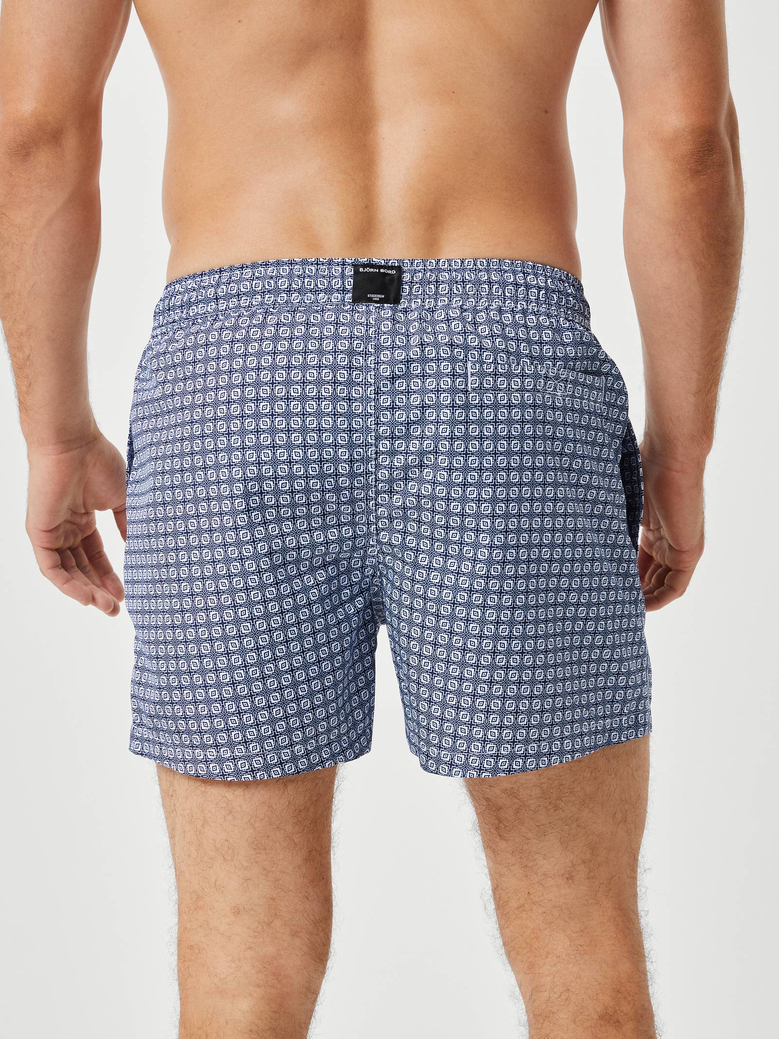 Borg Print Swim Shorts image 3
