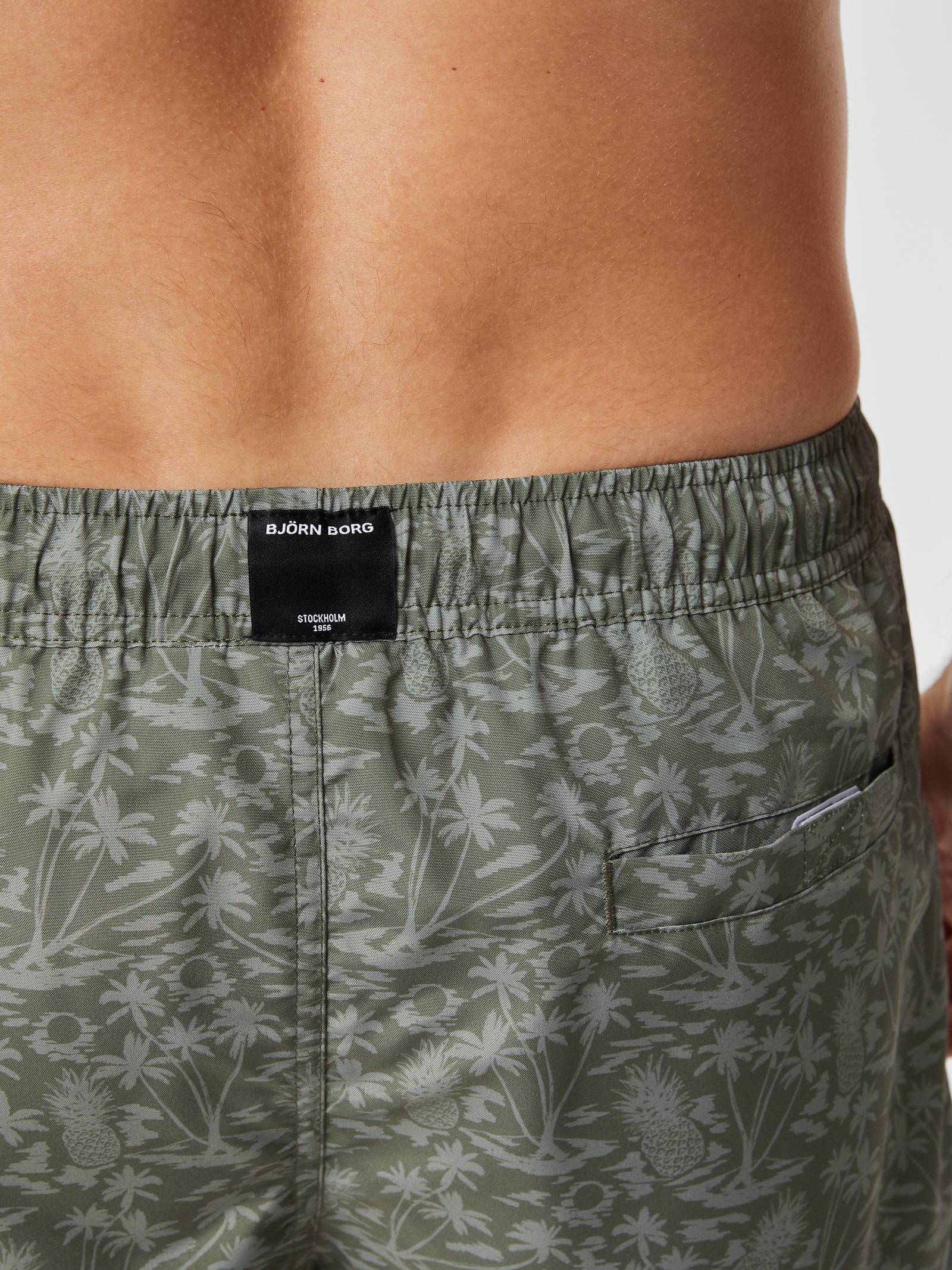 Borg Print Swim Shorts image 4