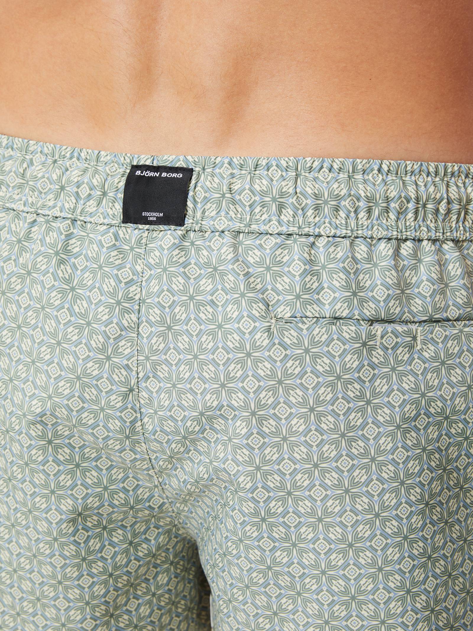 Borg Retro Print Swim Shorts image 4