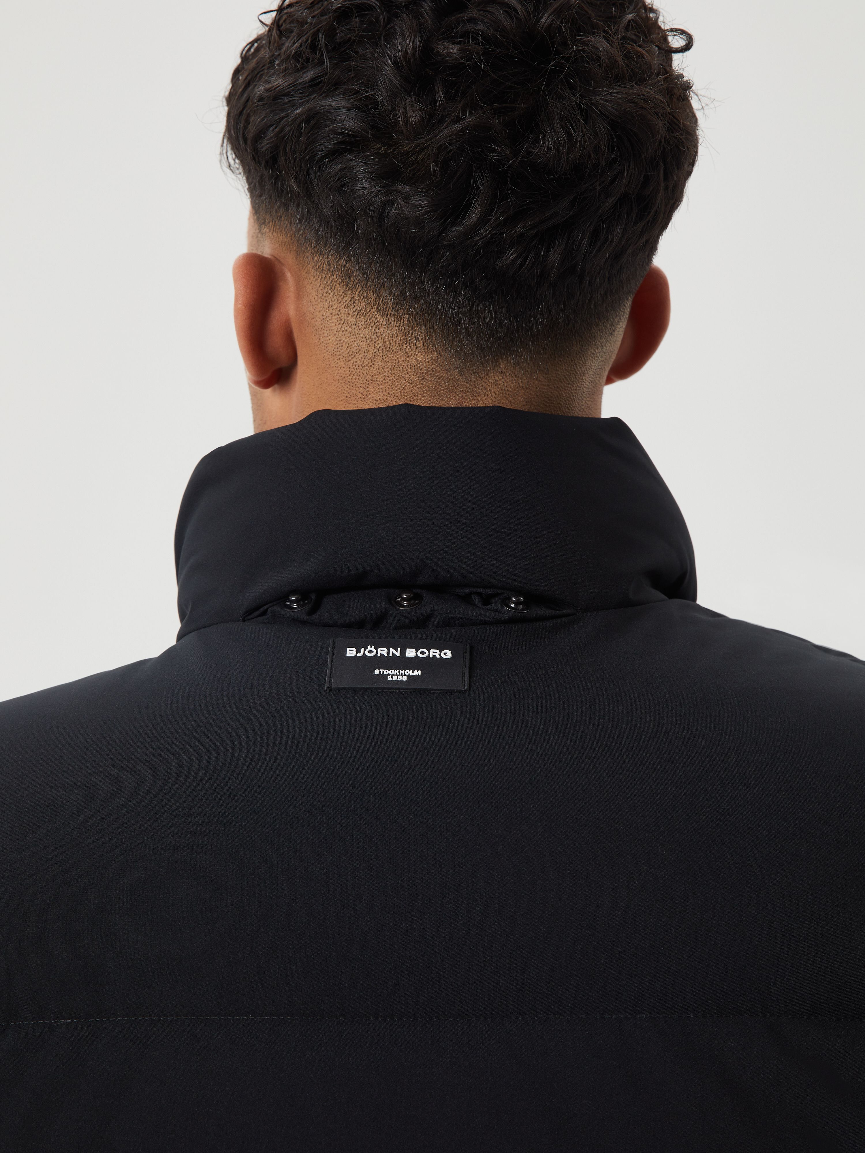 Centre Puffer Jacket - Men - Black Beauty | Björn Borg