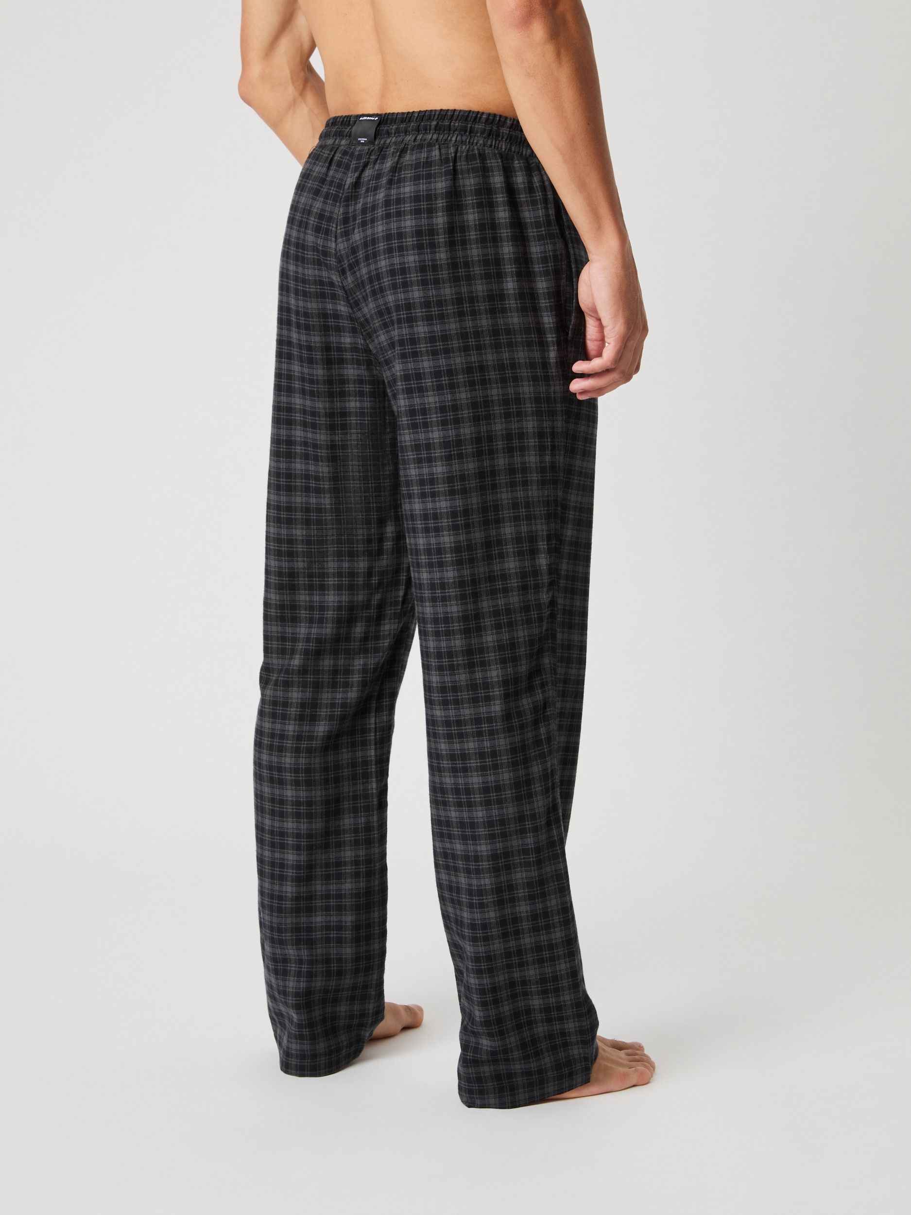 Core Soft Flannel Pyjama Pants - Men - Mini Duo Check 2 | Björn Borg