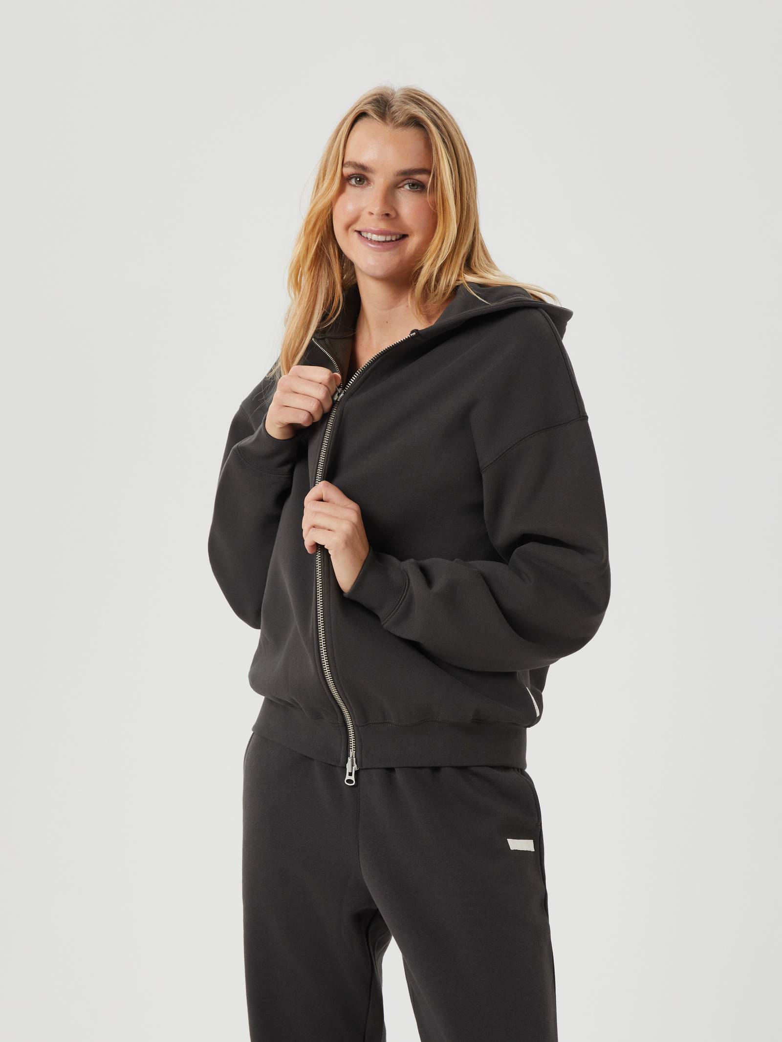 Studio Oversized Zip Hoodie image 5