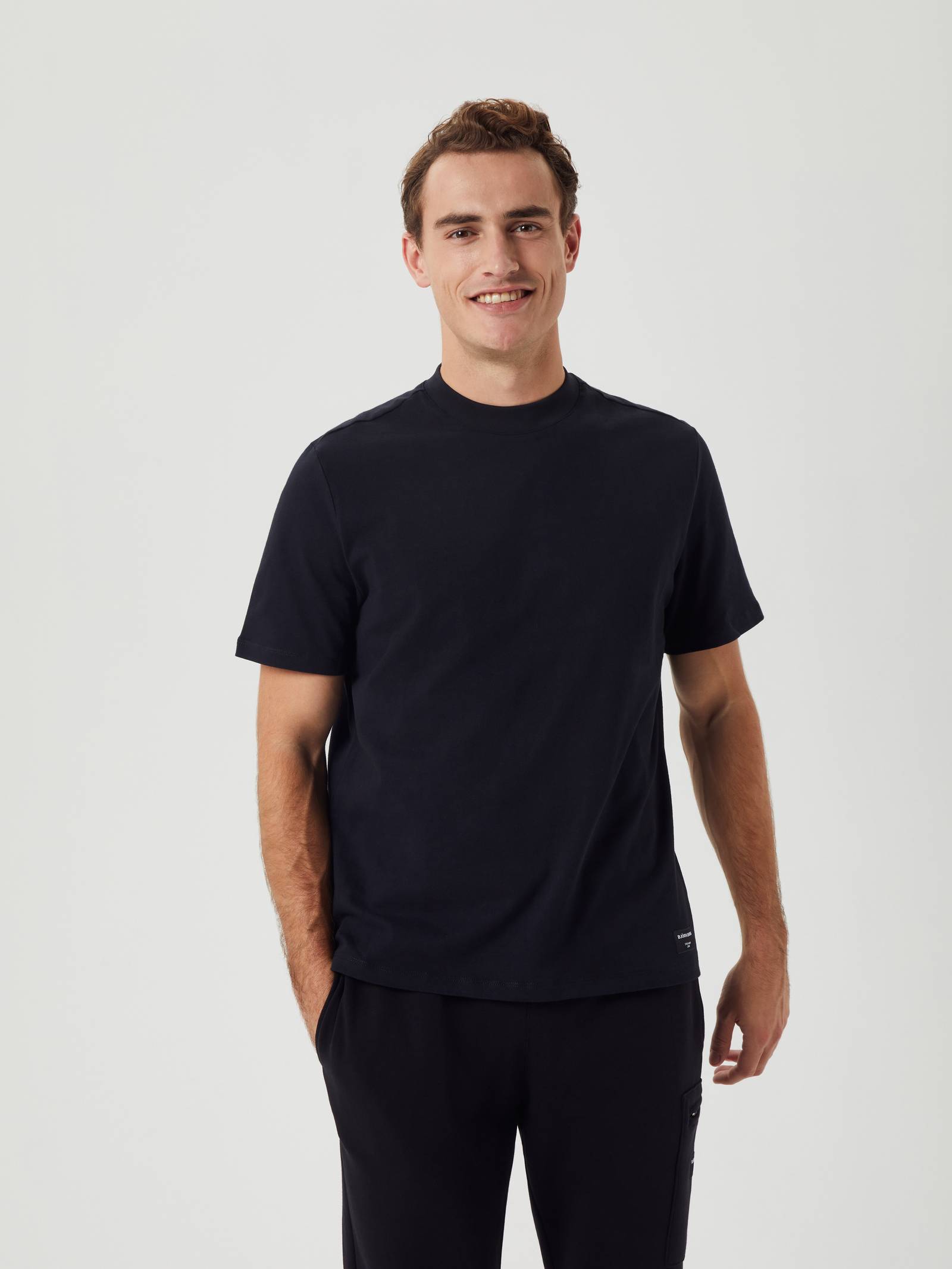 Centre Mock Neck T-Shirt image 1