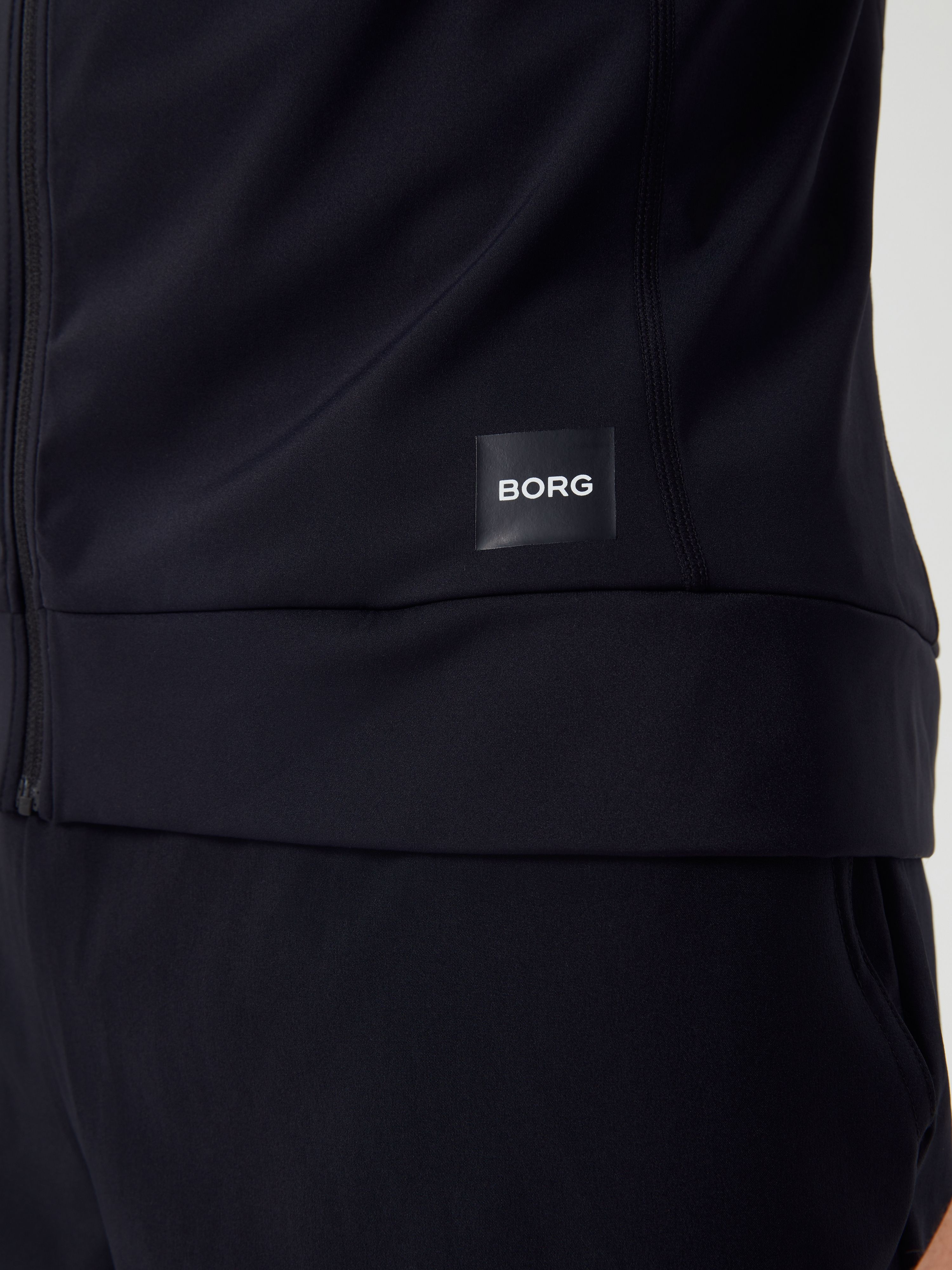 Borg Training Midlayer Jacket - Men - Black Beauty | Björn Borg