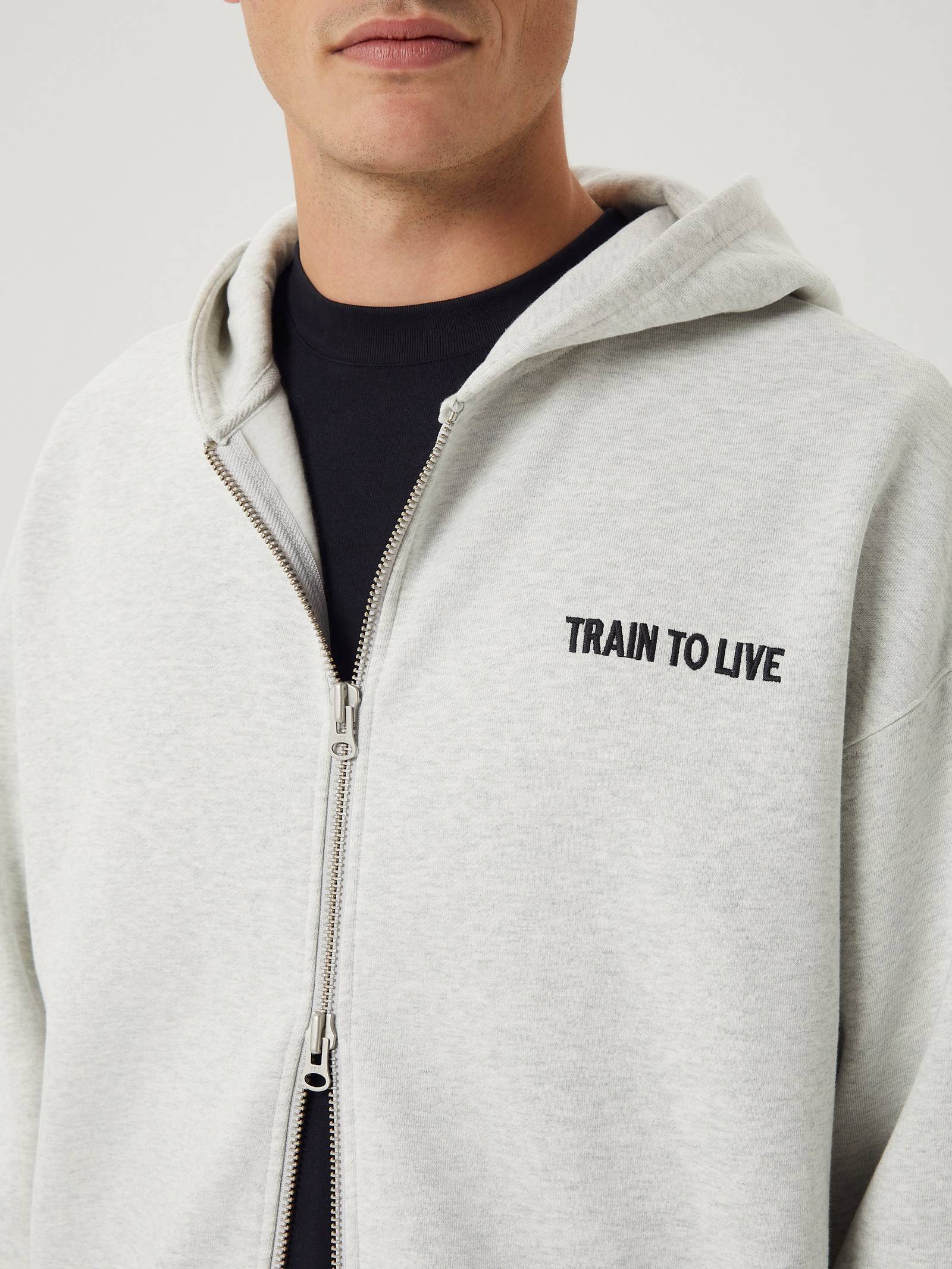 Borg Oversized Zip Hoodie image 2