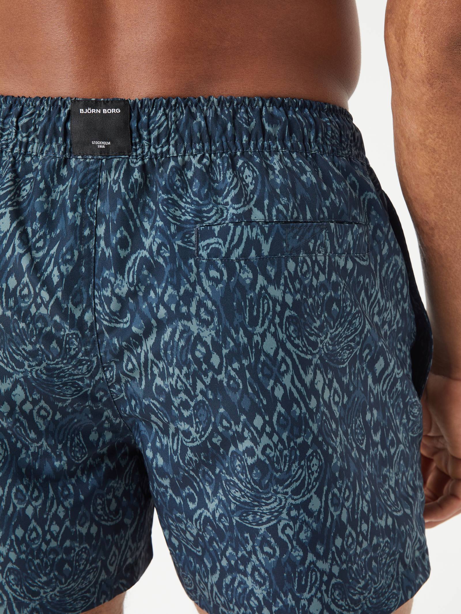 Borg Print Swim Shorts image 4