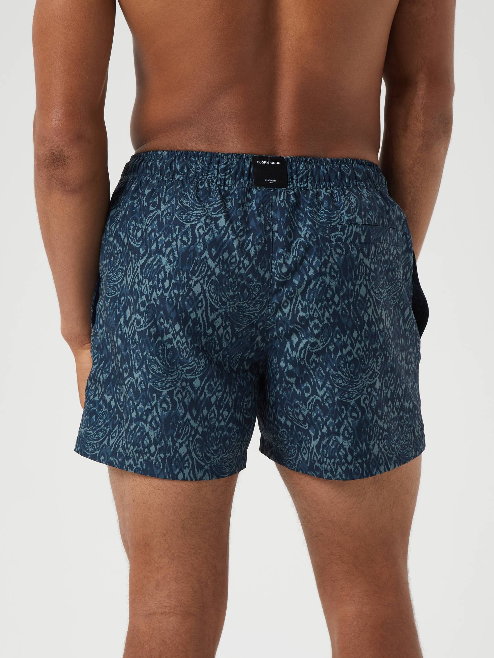 Borg Print Swim Shorts image 3