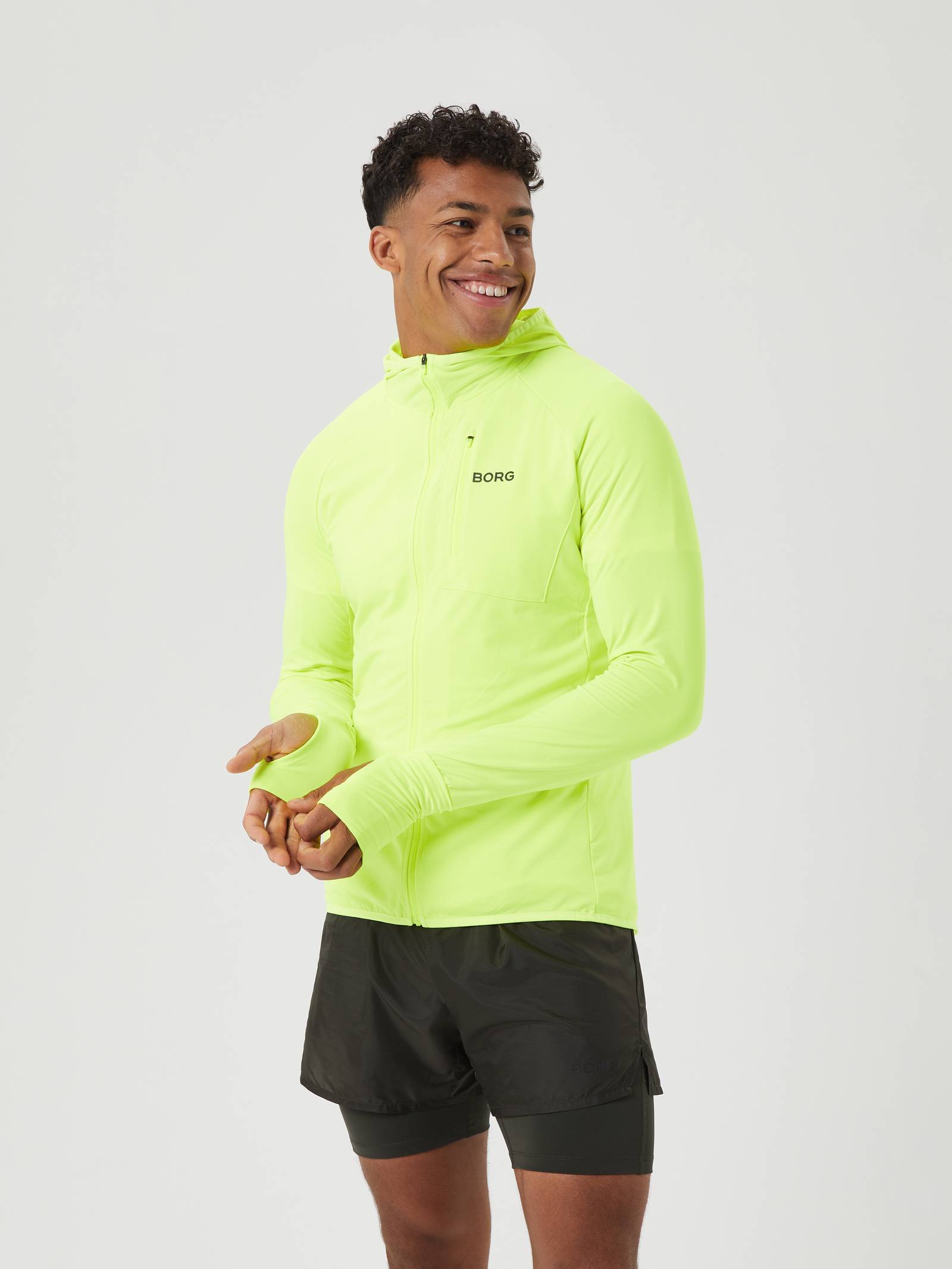 Borg Running Mid Layer Hood image 2