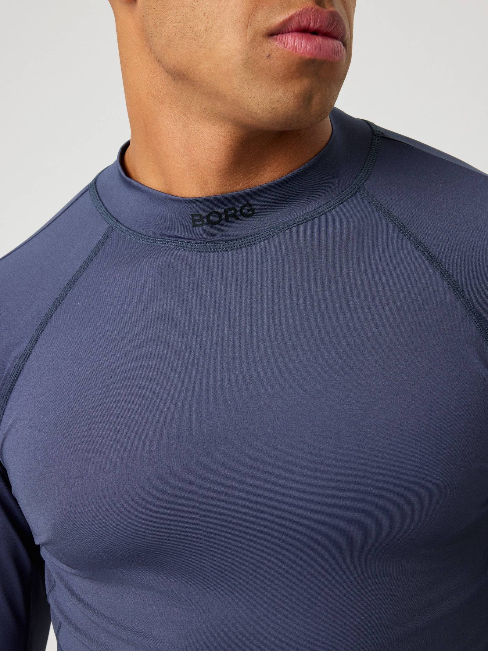 Borg Mock Neck Ls T-Shirt image 5