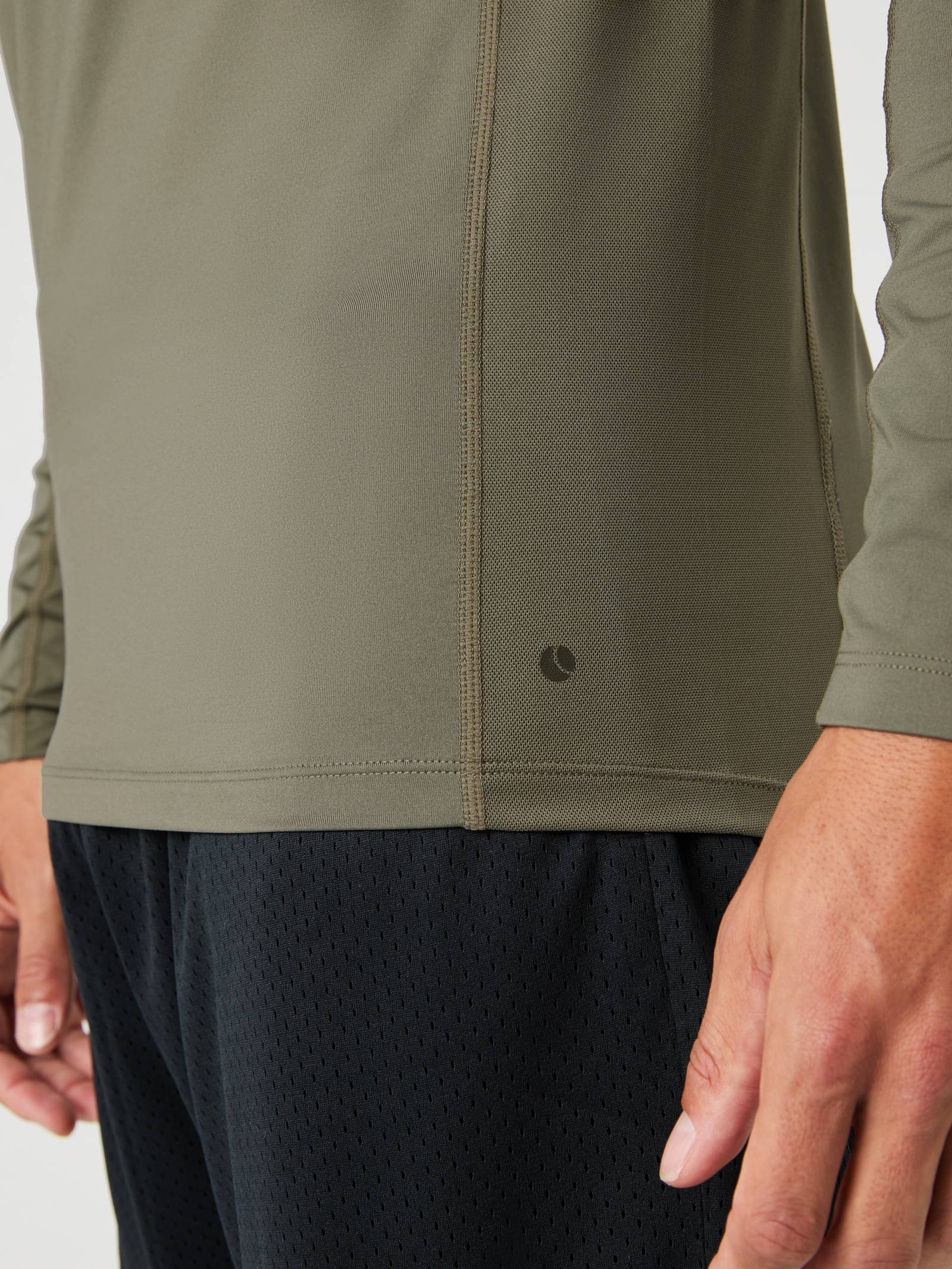 Borg Mock Neck Ls T-Shirt image 5