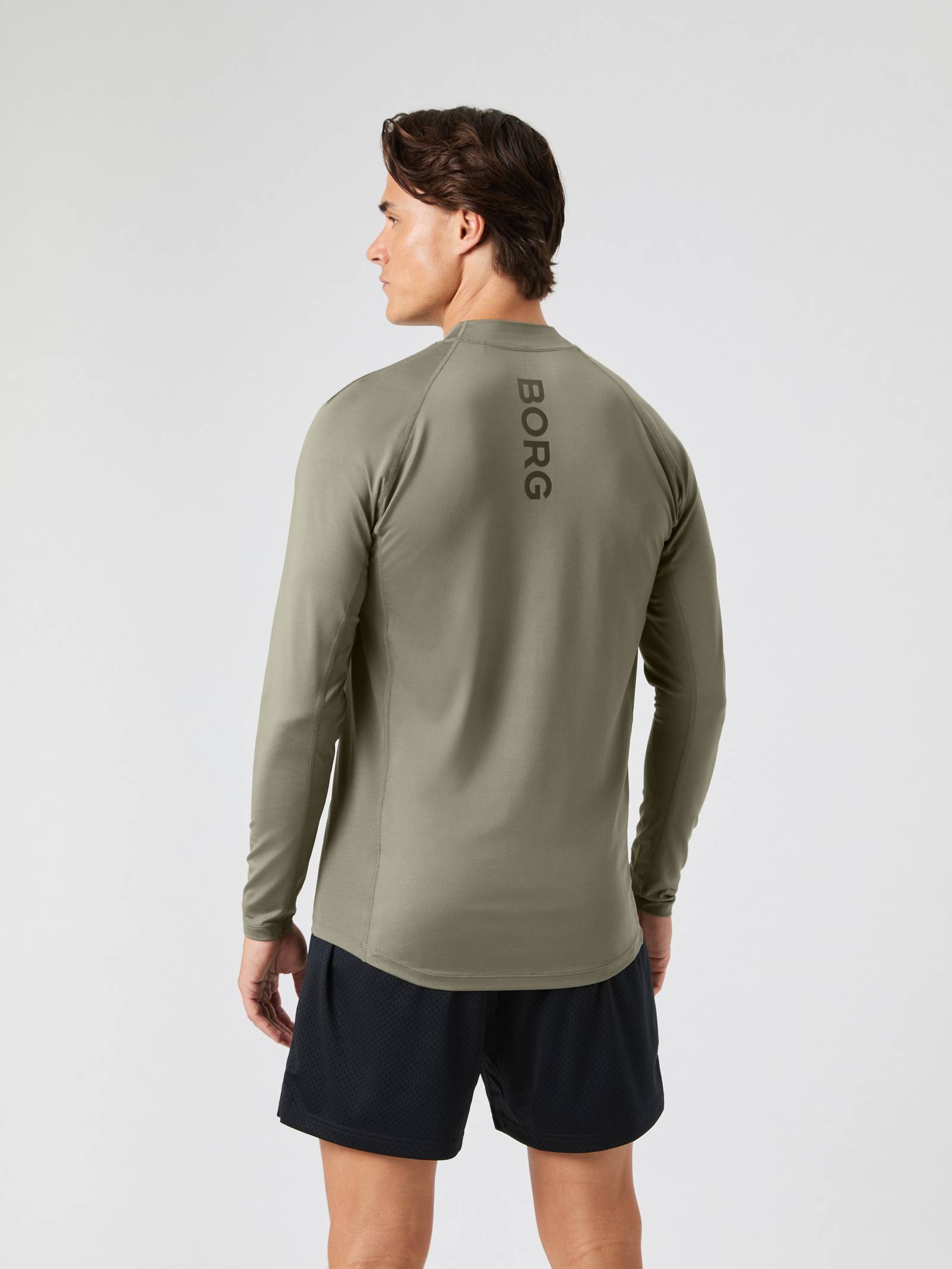 Borg Mock Neck Ls T-Shirt image 2