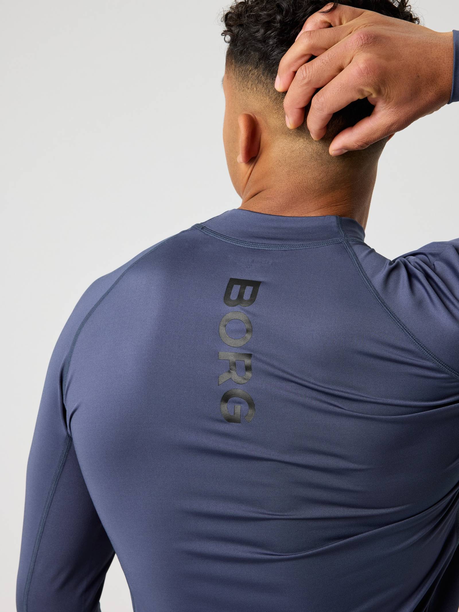 Borg Mock Neck Ls T-Shirt image 4