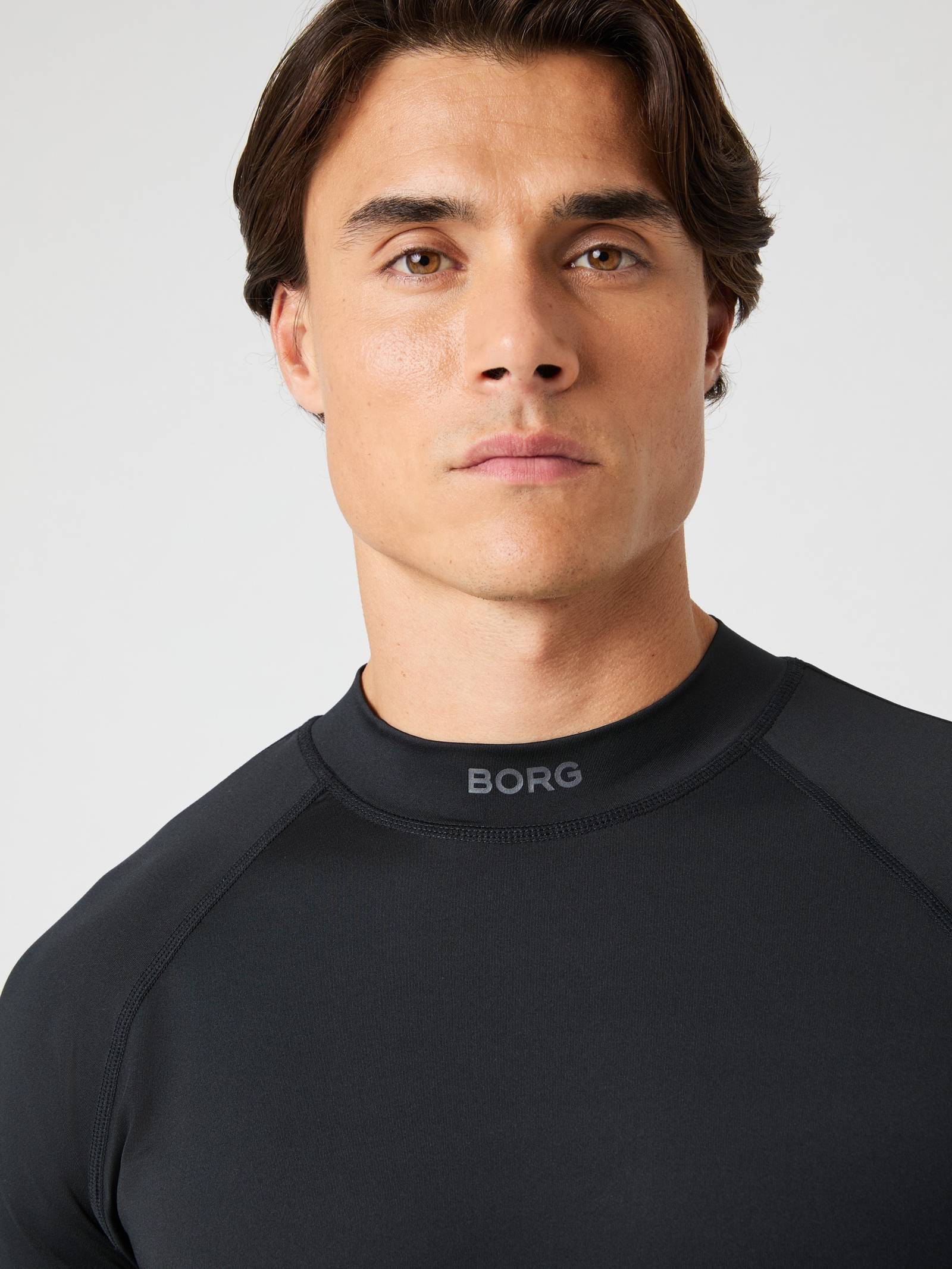 Borg Mock Neck Ls T-Shirt image 4