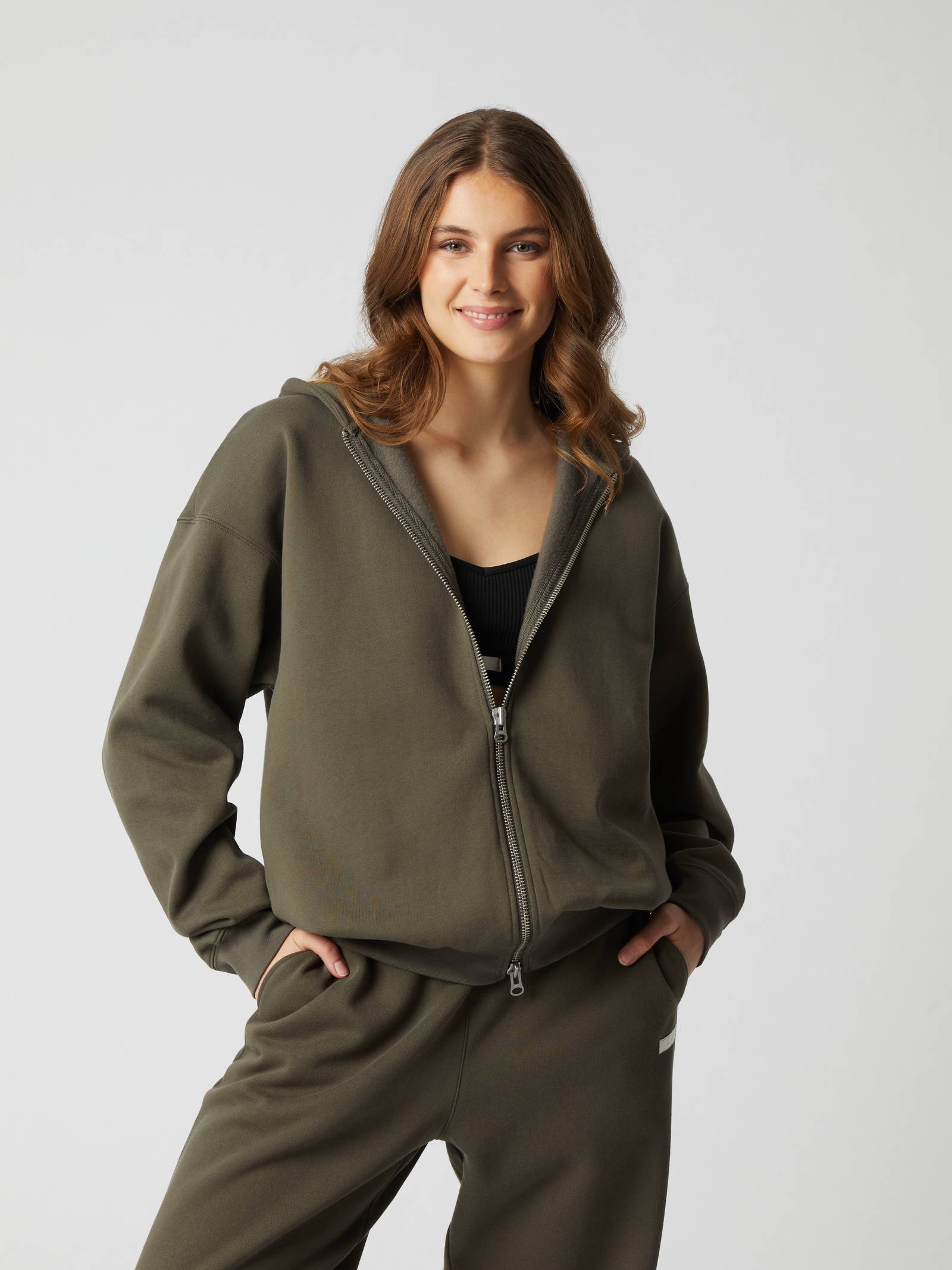 Studio Oversized Zip Hoodie image 1