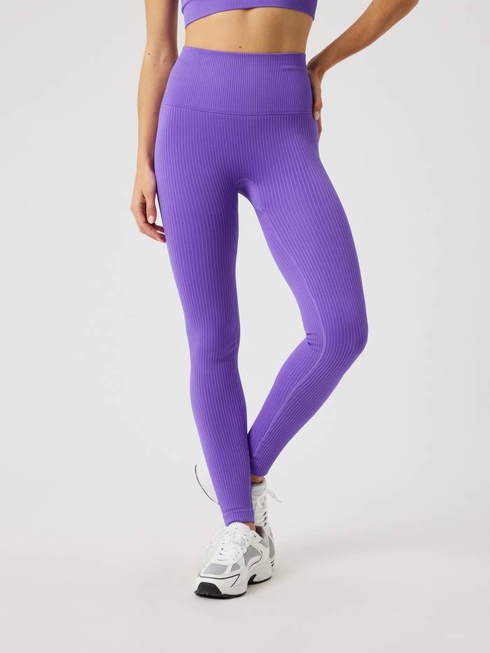 Björn Borg - Studio Seamless Ribbed Tights Simply Purple