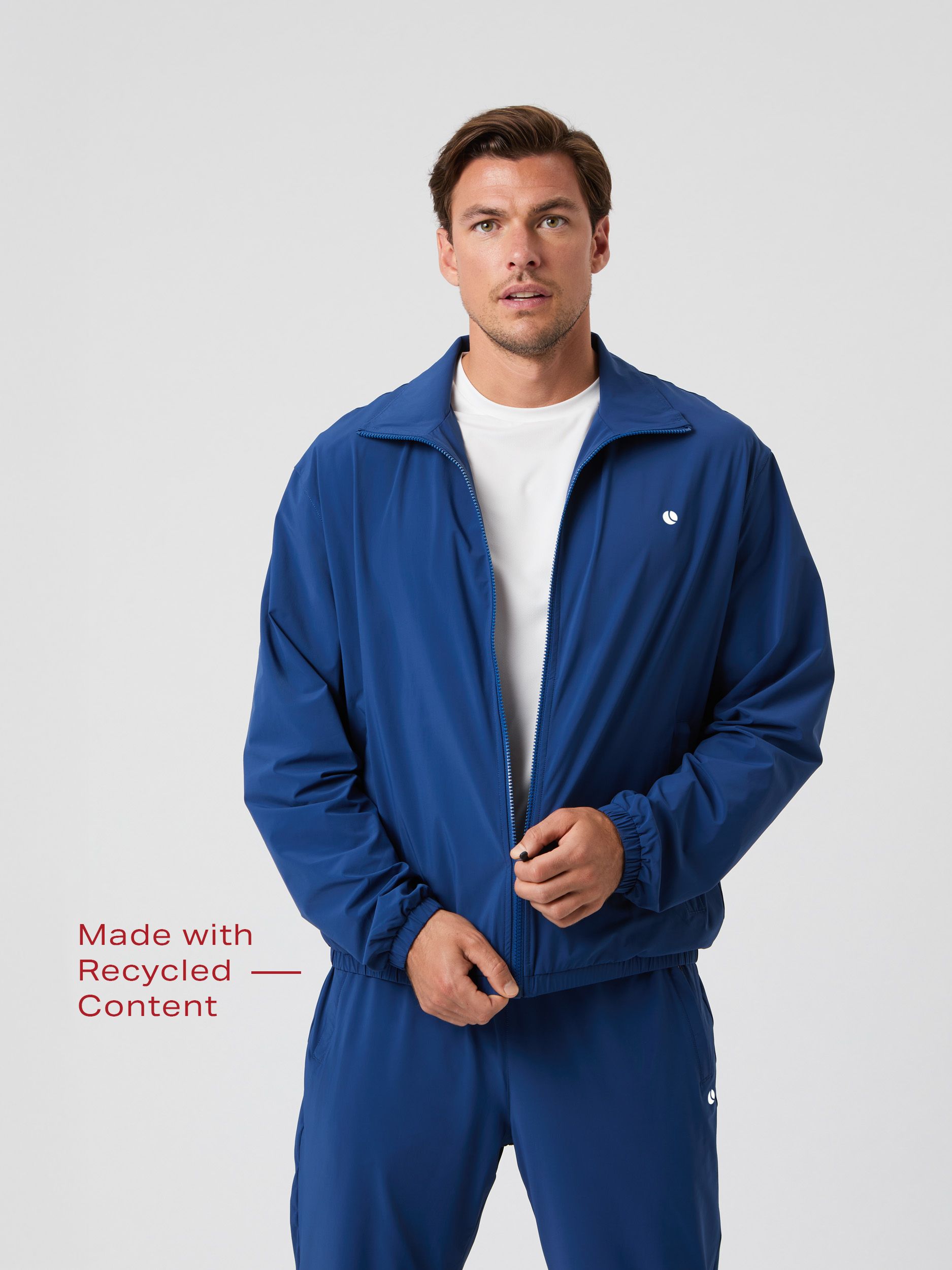 Ace Track Jacket - Men - Estate Blue | Björn Borg