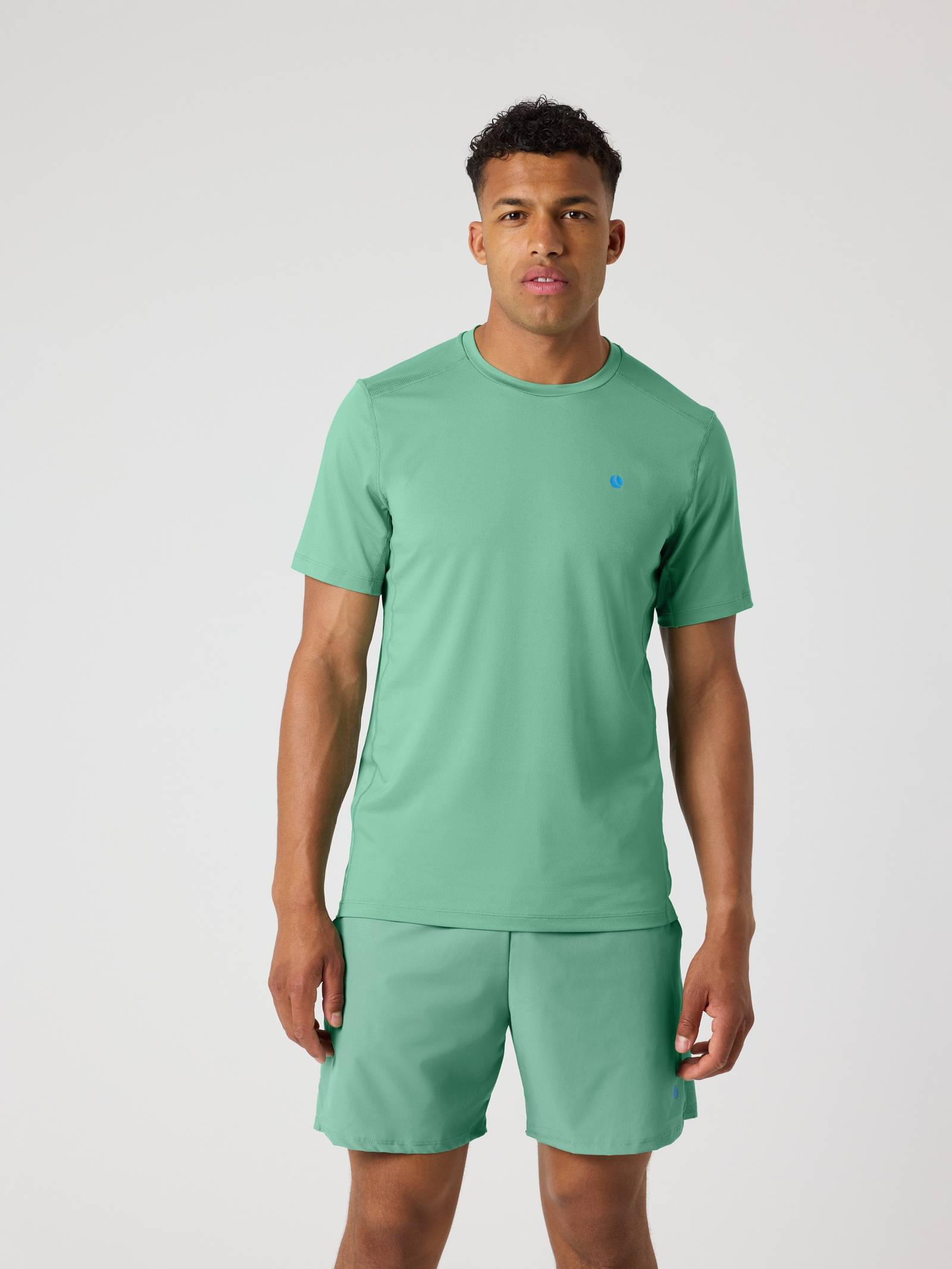 Björn Borg - Ace Mesh Panel T-Shirt Malachite Green Men - Image 1