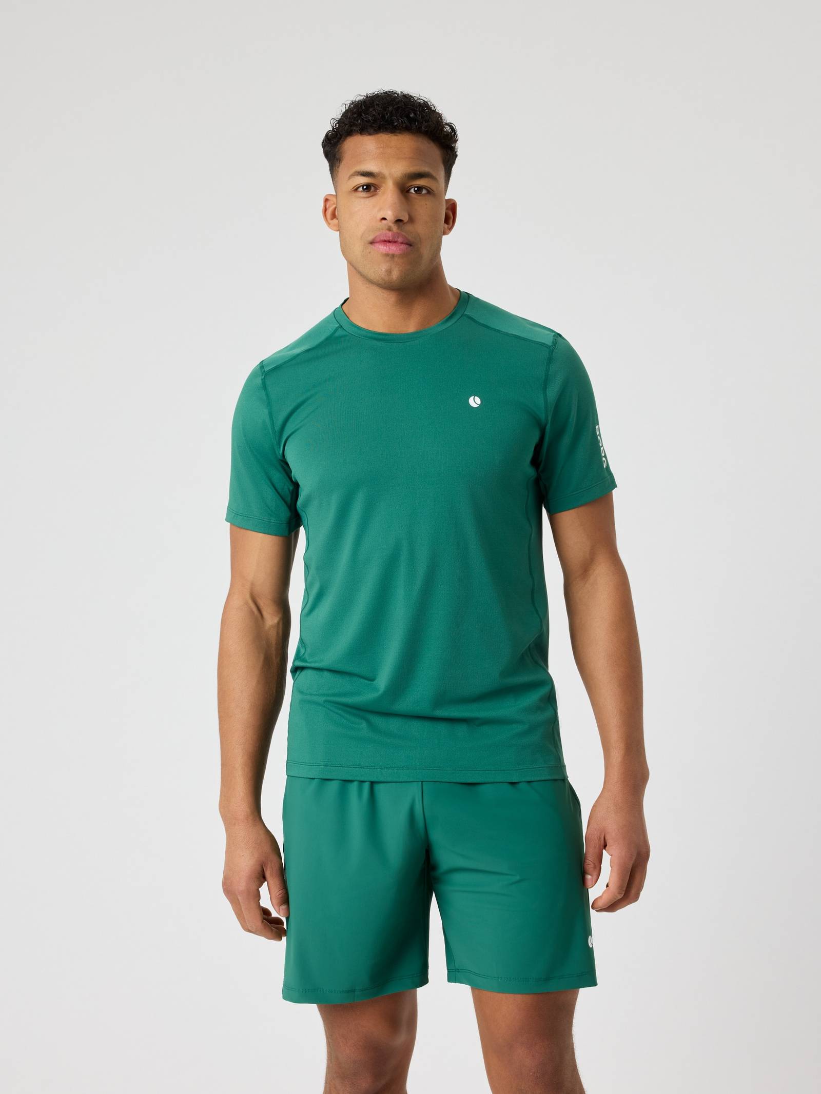 Björn Borg - Ace Mesh Panel T-Shirt Posy Green Men - Image 1