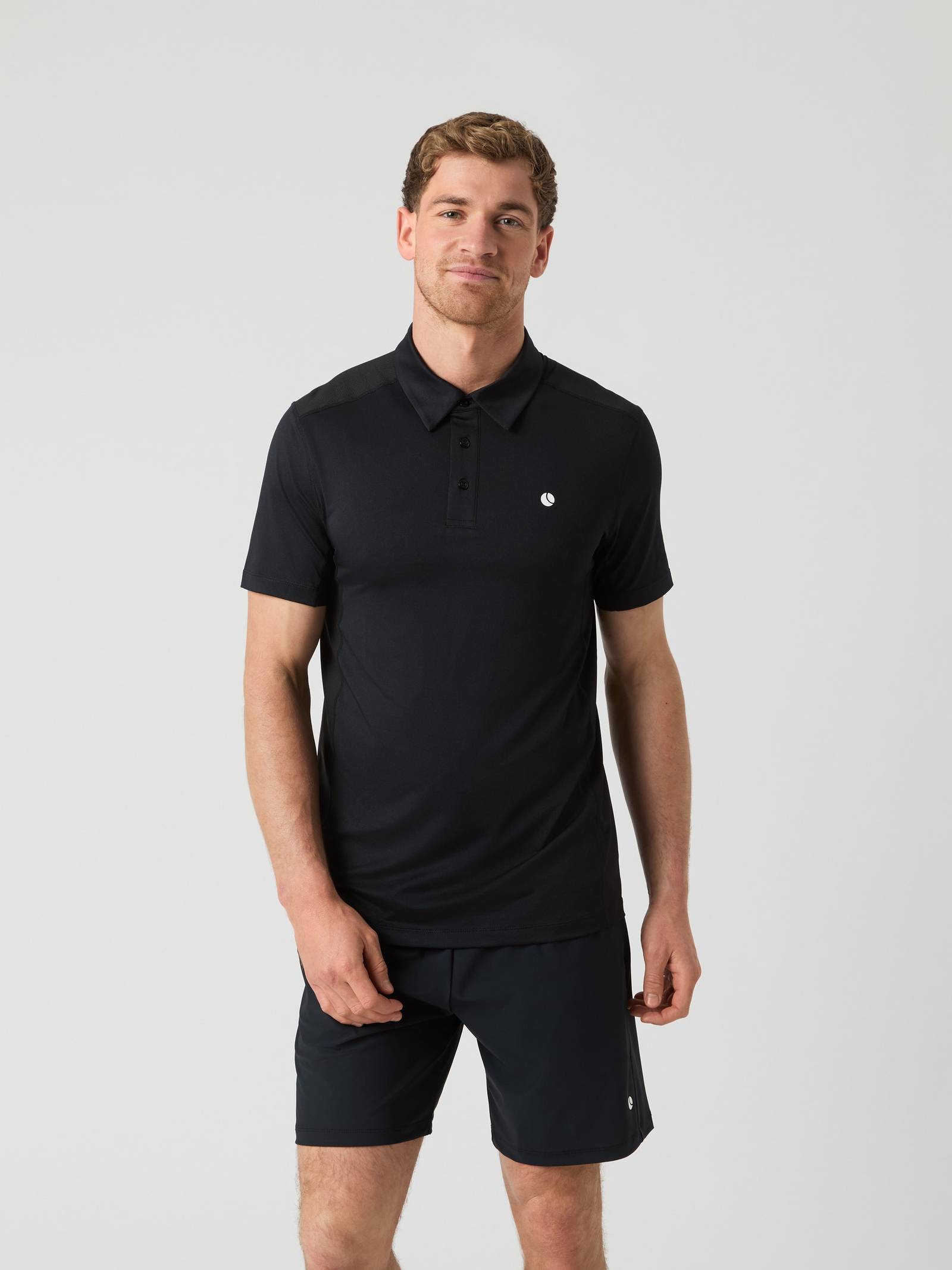 Ace Mesh Panel Polo Shirt image 1