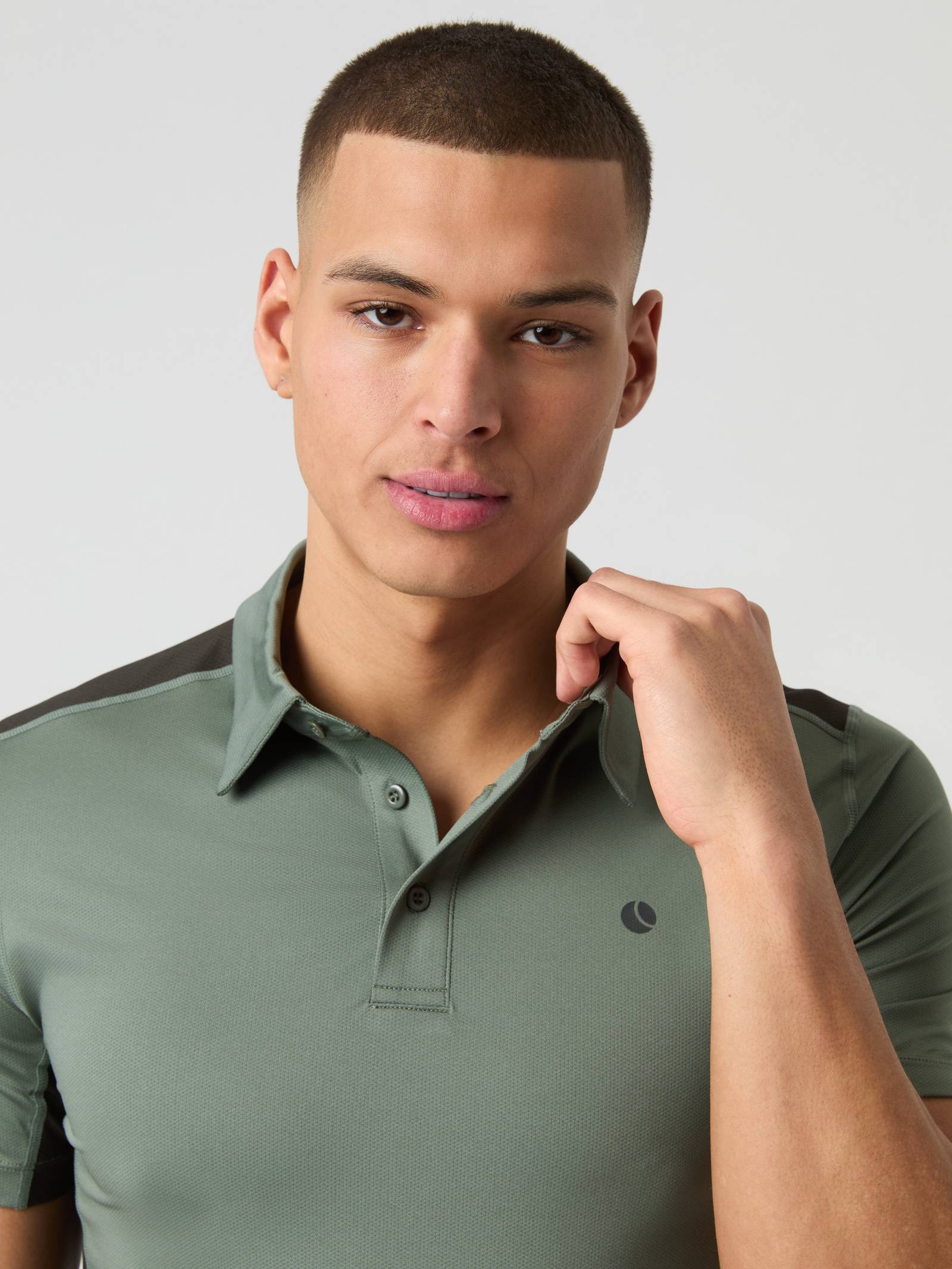Ace Mesh Panel Polo Shirt image 6