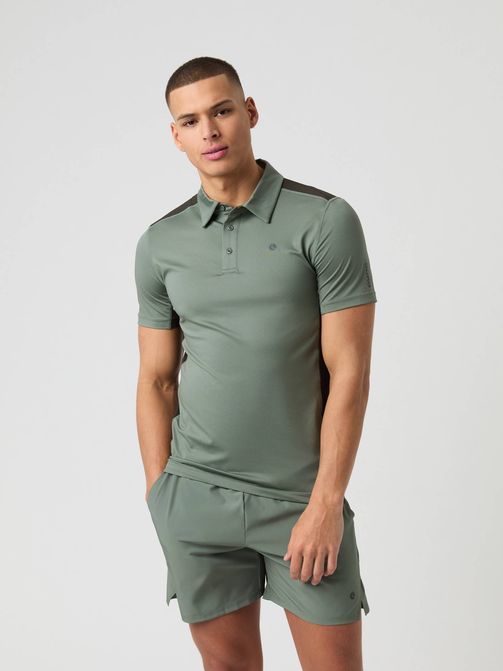 Ace Mesh Panel Polo Shirt image 1