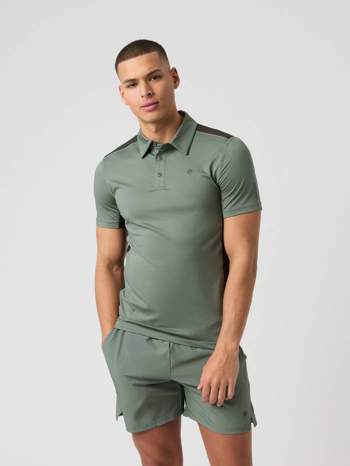 Ace Mesh Panel Polo Shirt