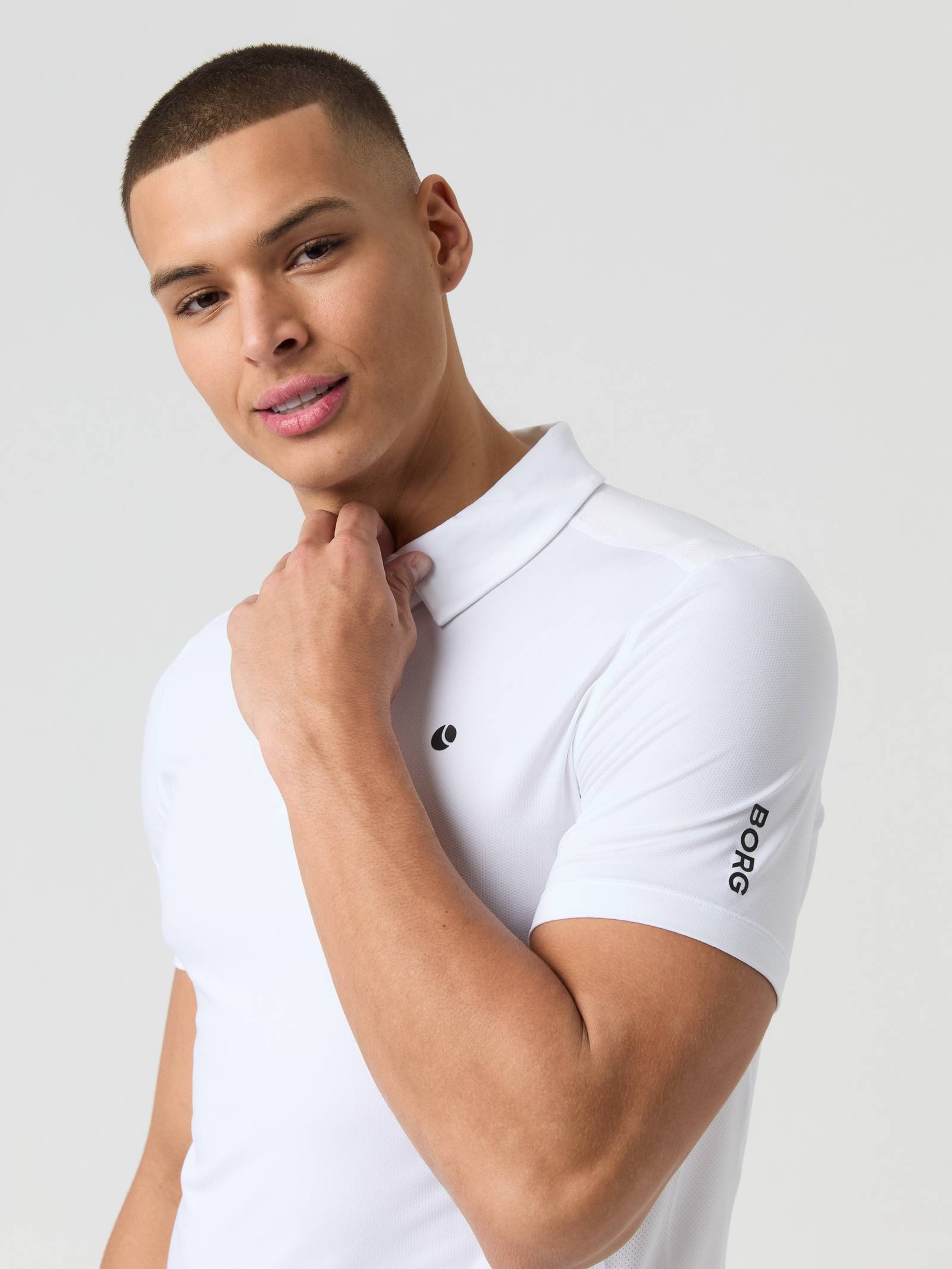 Ace Mesh Panel Polo Shirt image 5