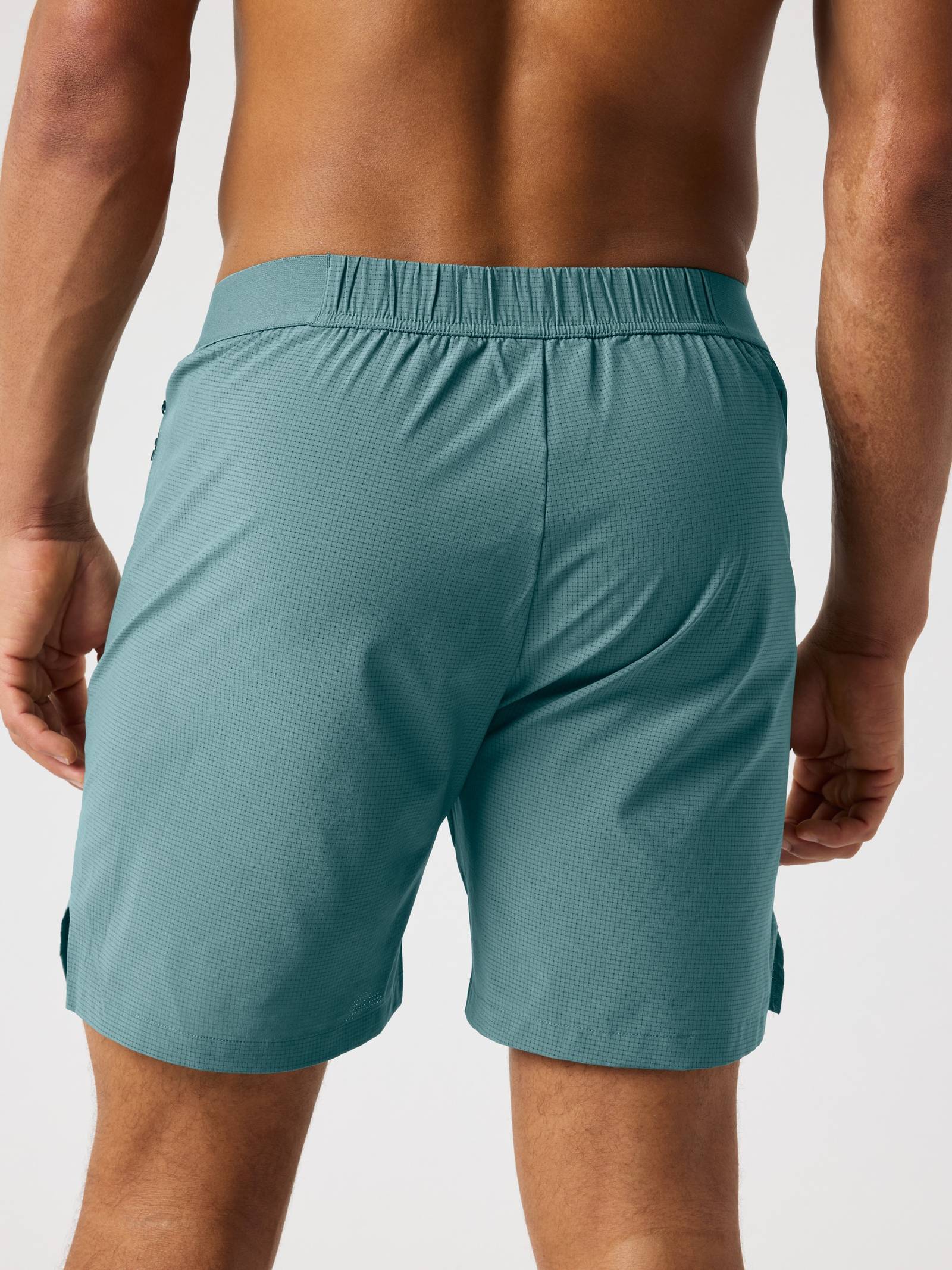 Borg Zip Shorts 7 Inch image 2