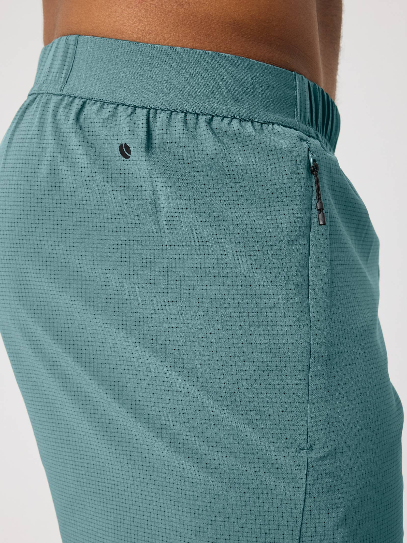 Borg Zip Shorts 7 Inch image 5