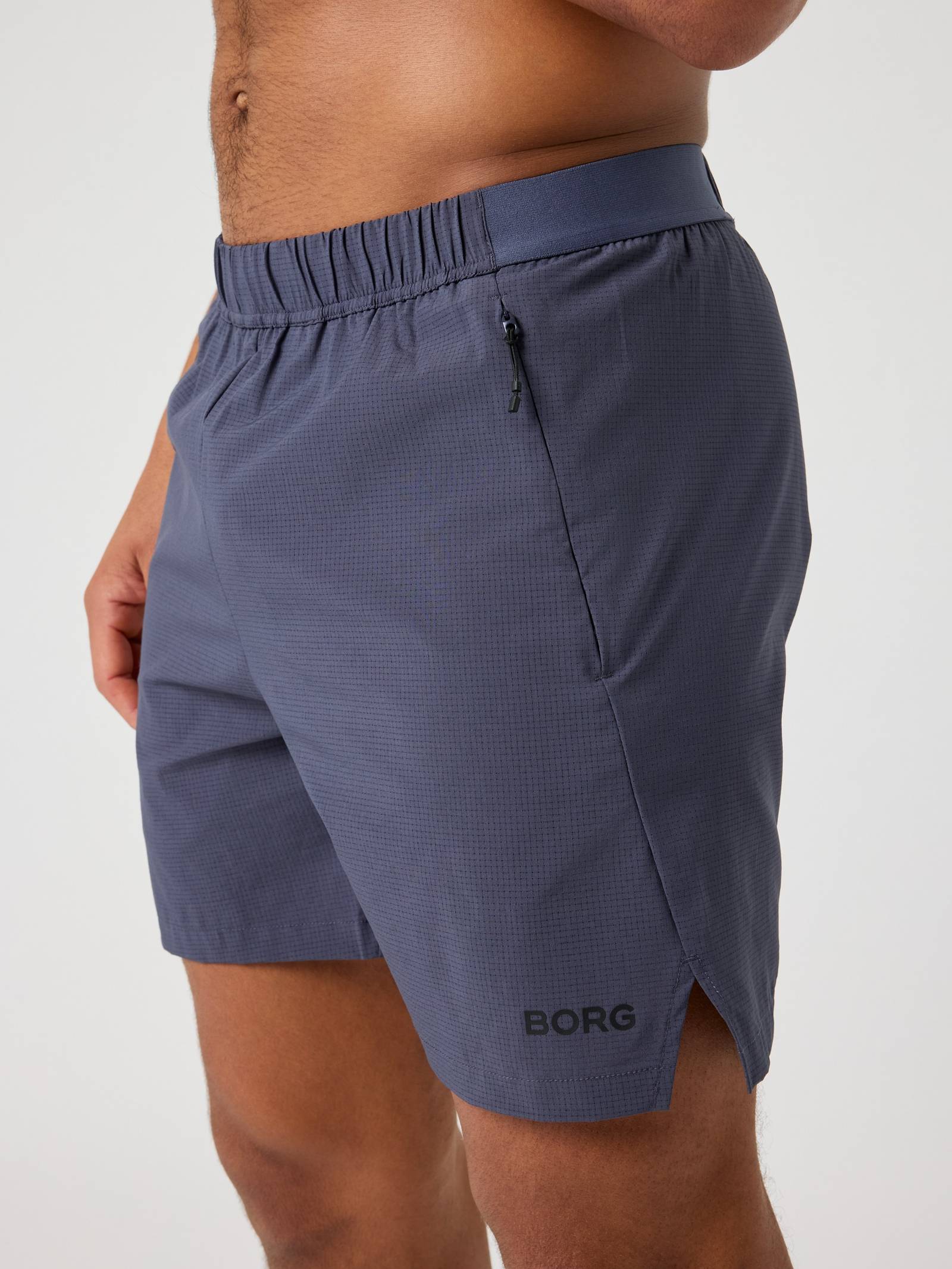 Borg Zip Shorts 7 Inch image 4