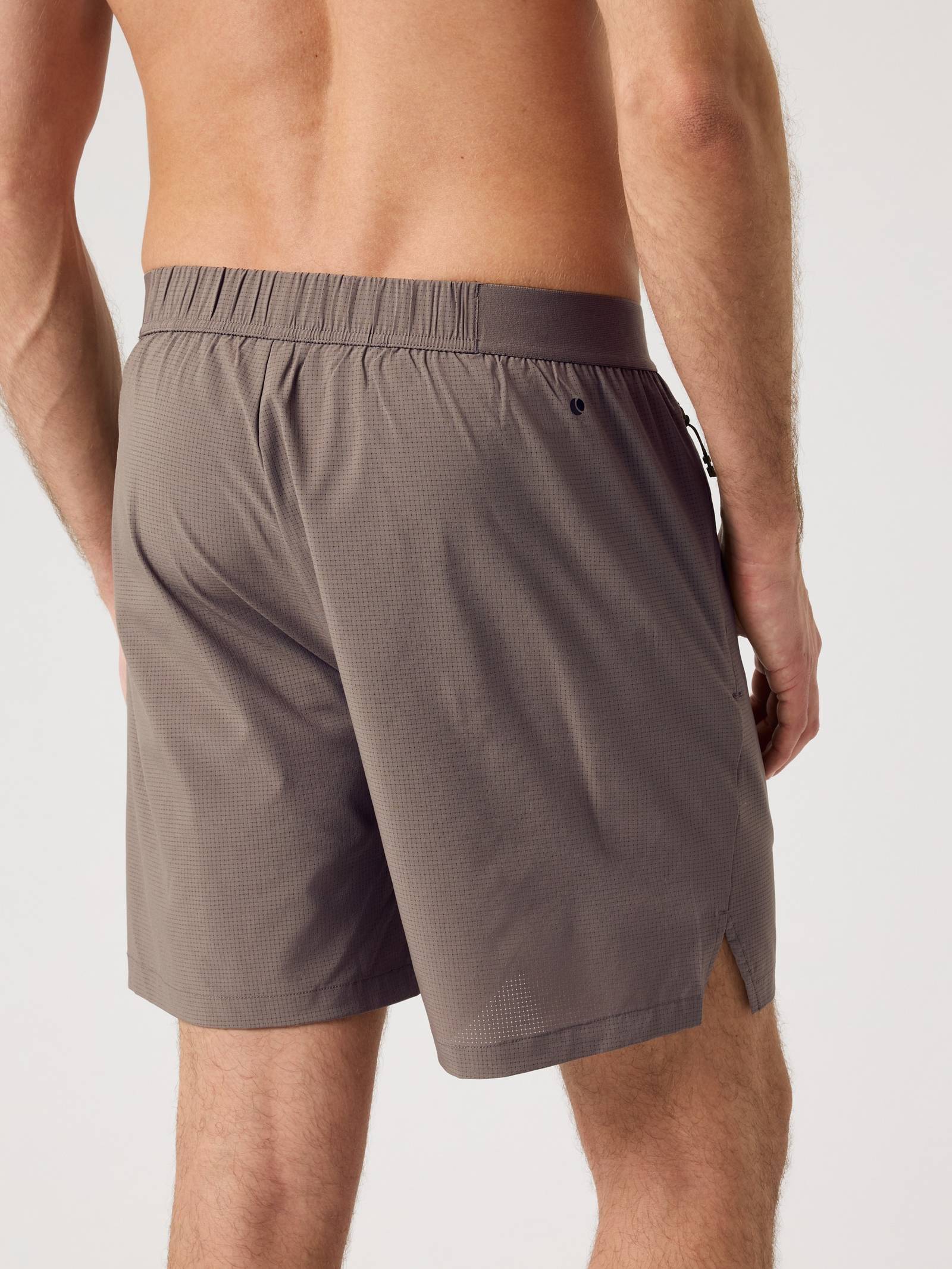 Borg Zip Shorts 7 Inch image 2