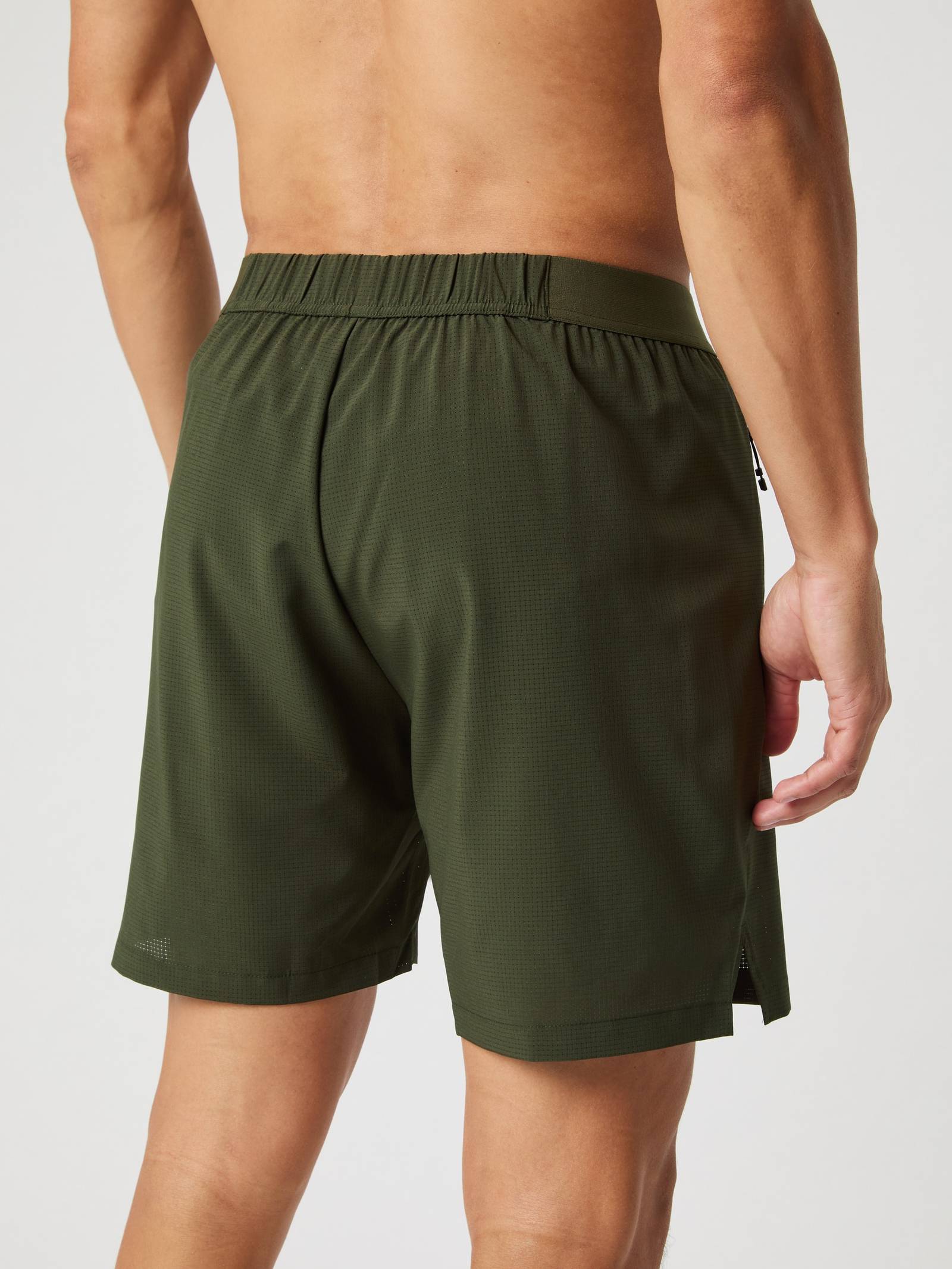 Borg Zip Shorts 7 Inch image 2