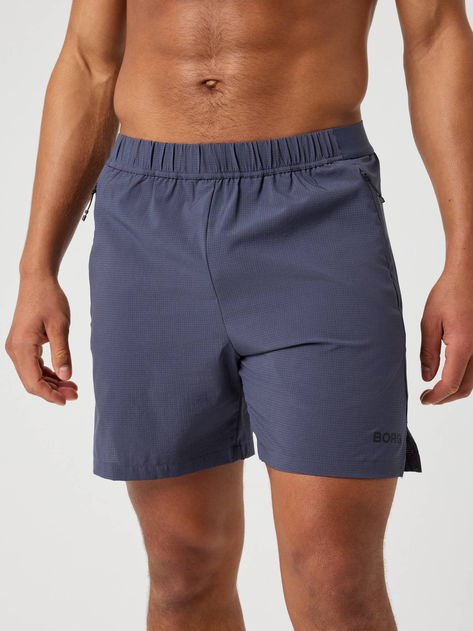 Borg Zip Shorts 7 Inch image 1