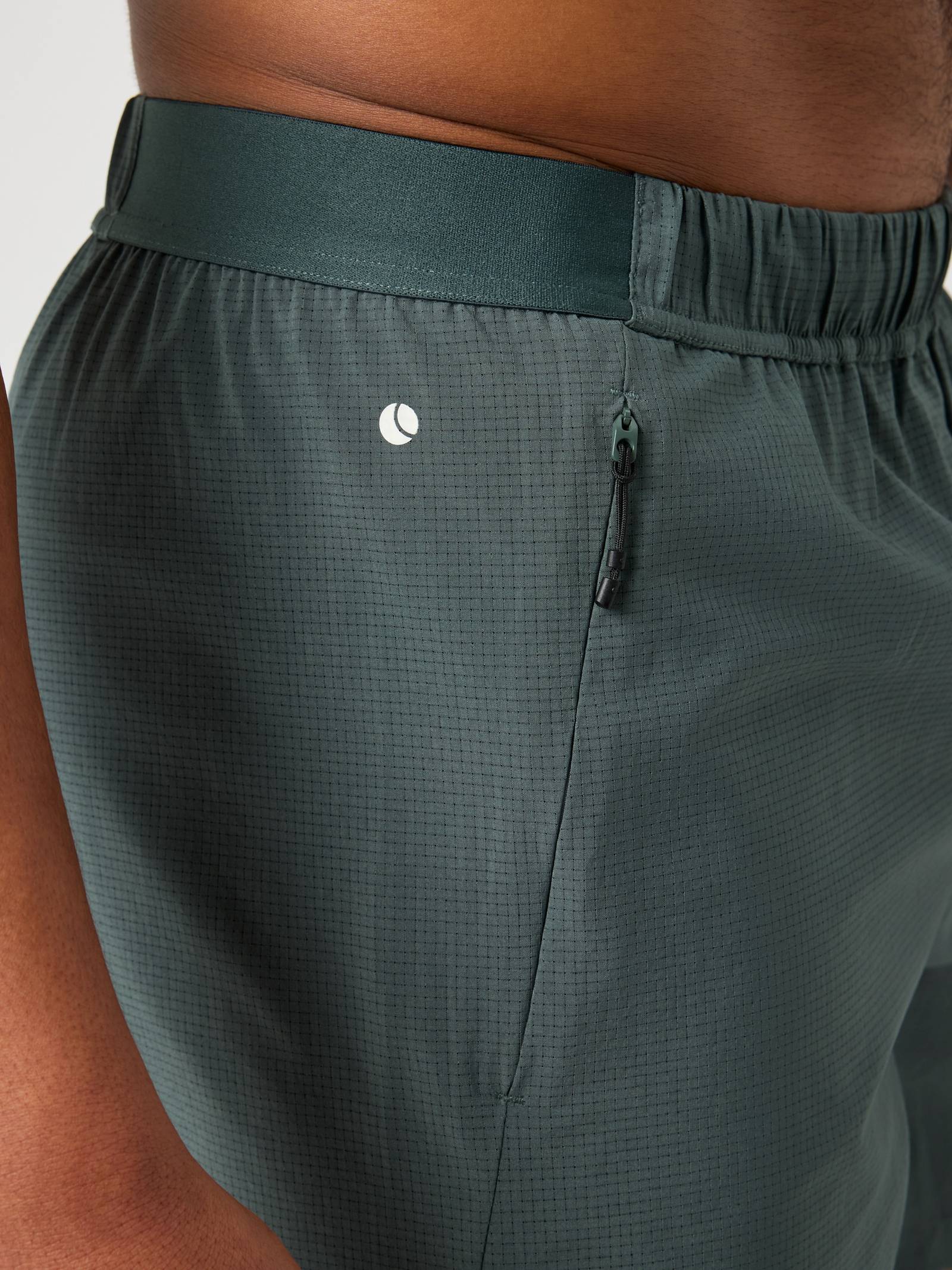 Borg Zip Shorts 7 Inch image 4