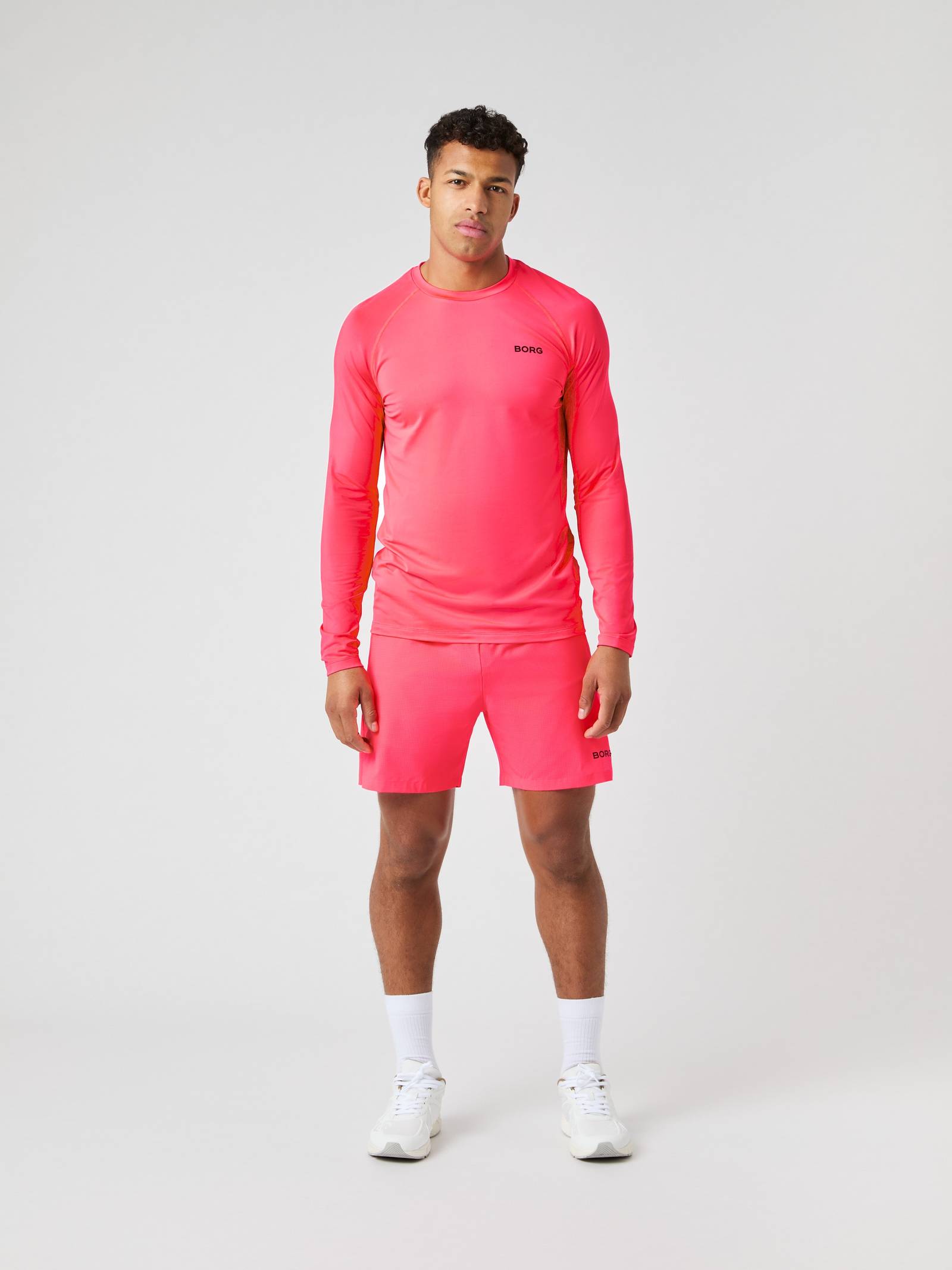 Borg Zip Shorts 7 Inch image 1