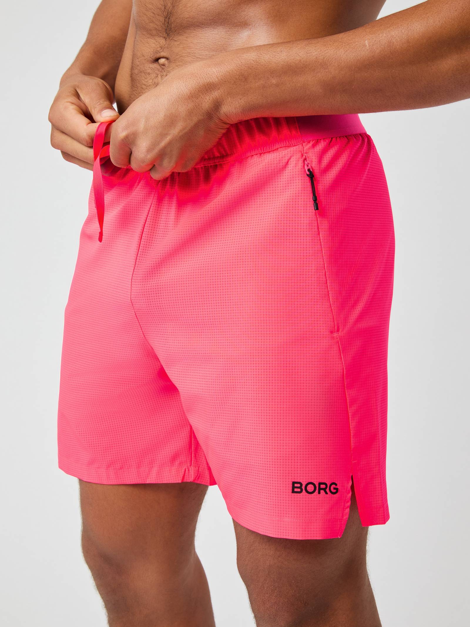 Borg Zip Shorts 7 Inch image 6