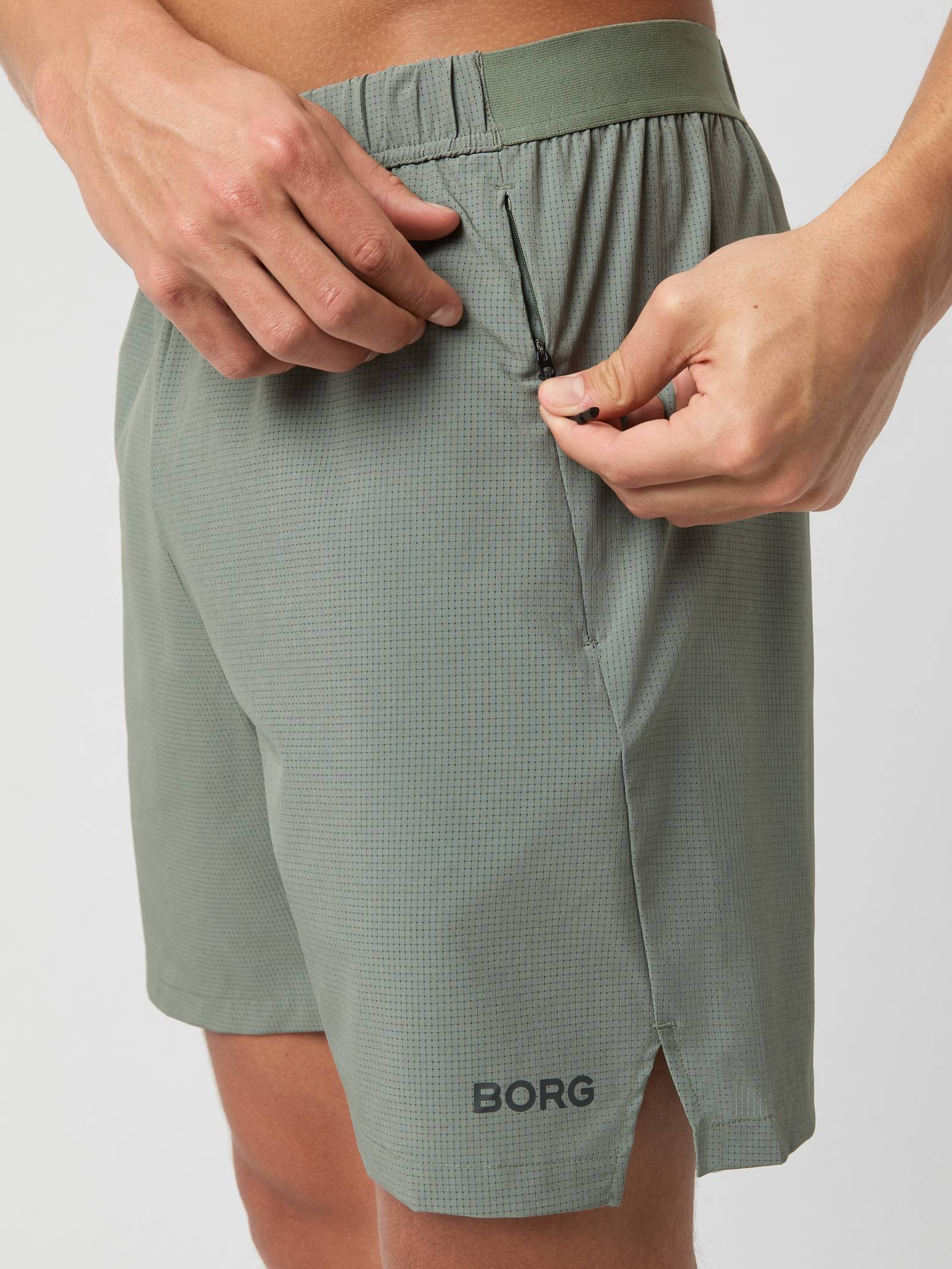 Borg Zip Shorts image 3