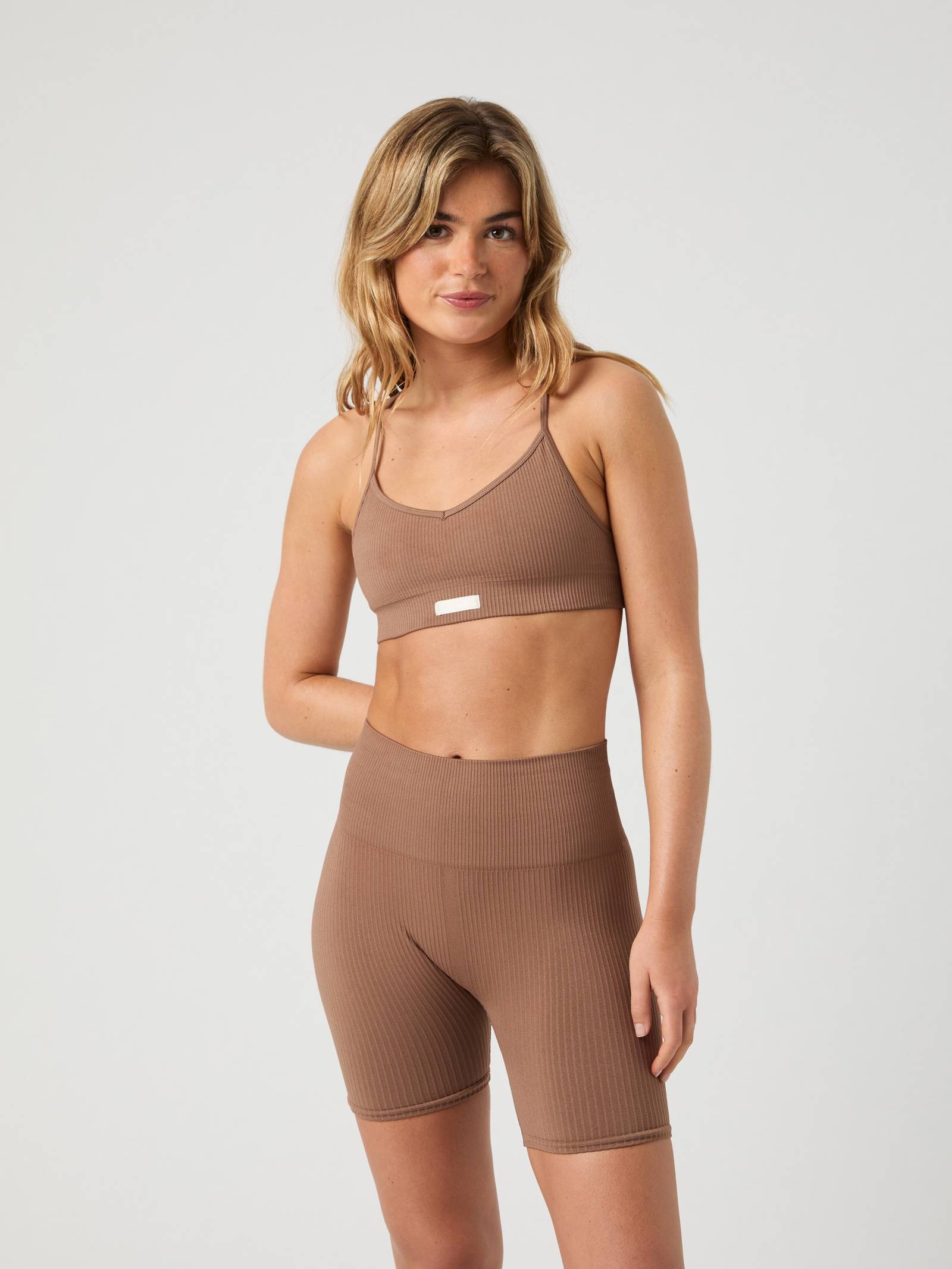 Studio Seamless Ribbed Shorts image 1