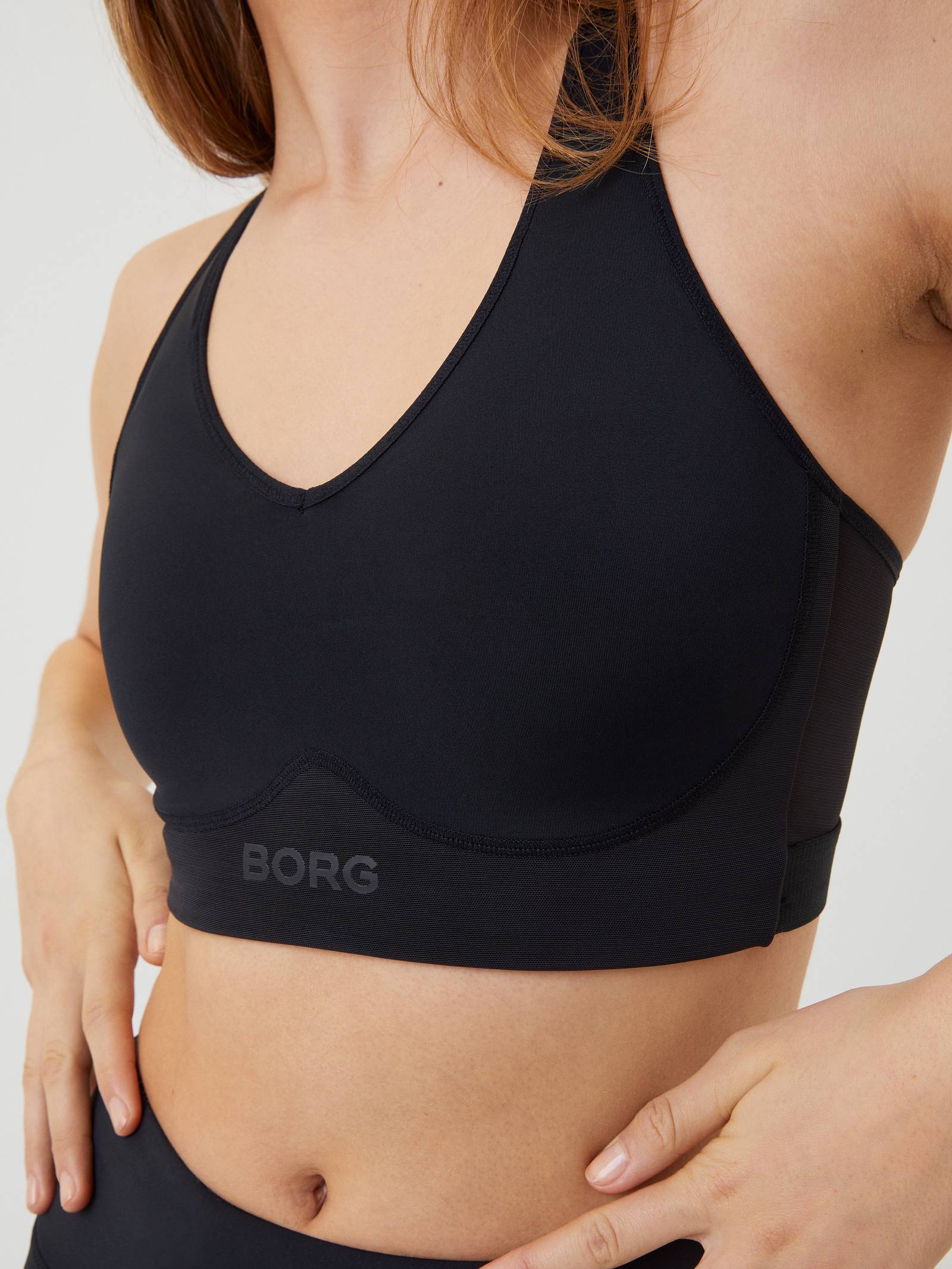 Borg Mid V Support Sports Bra image 1