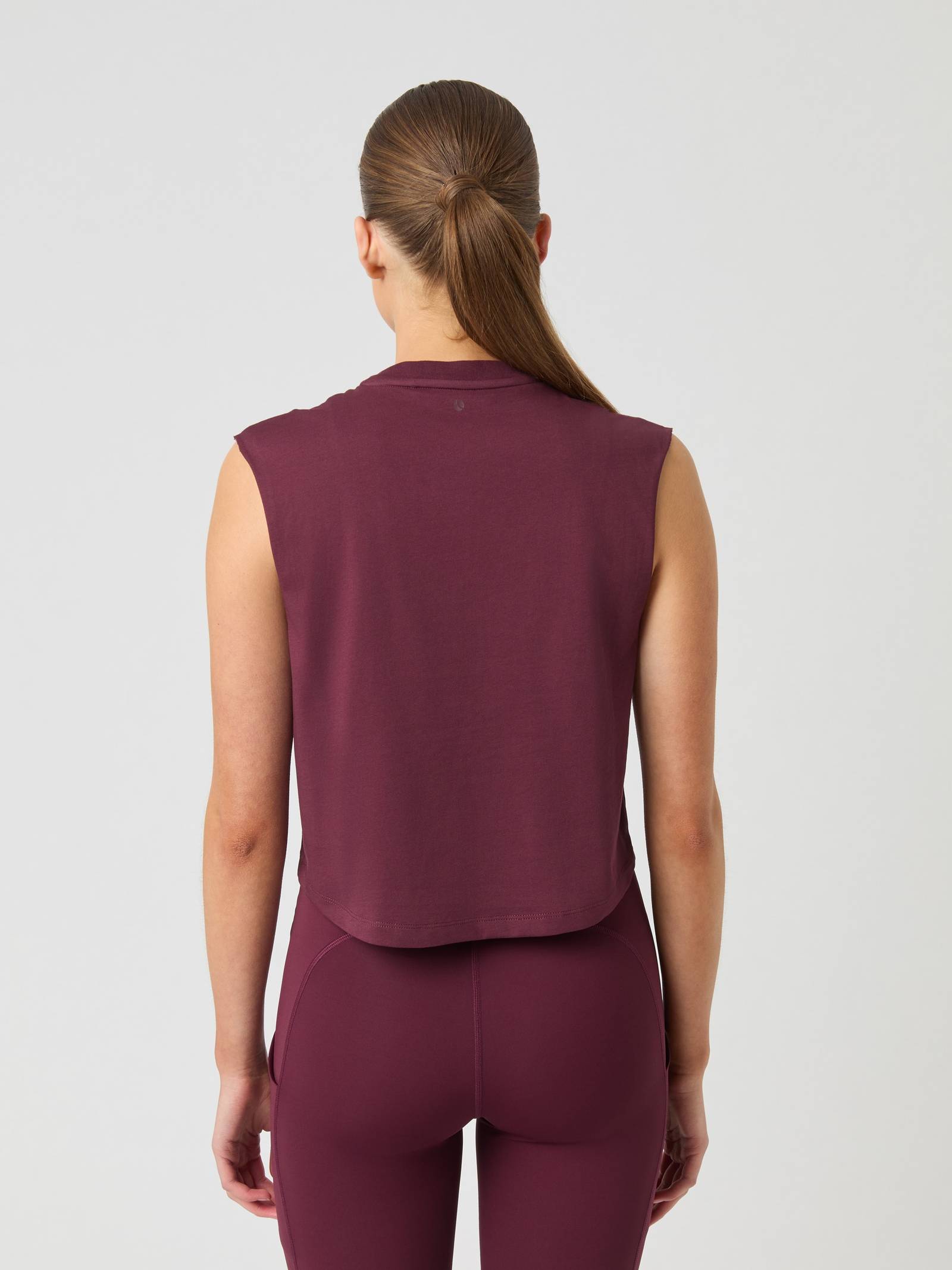 Borg Cropped Tank Top image 2