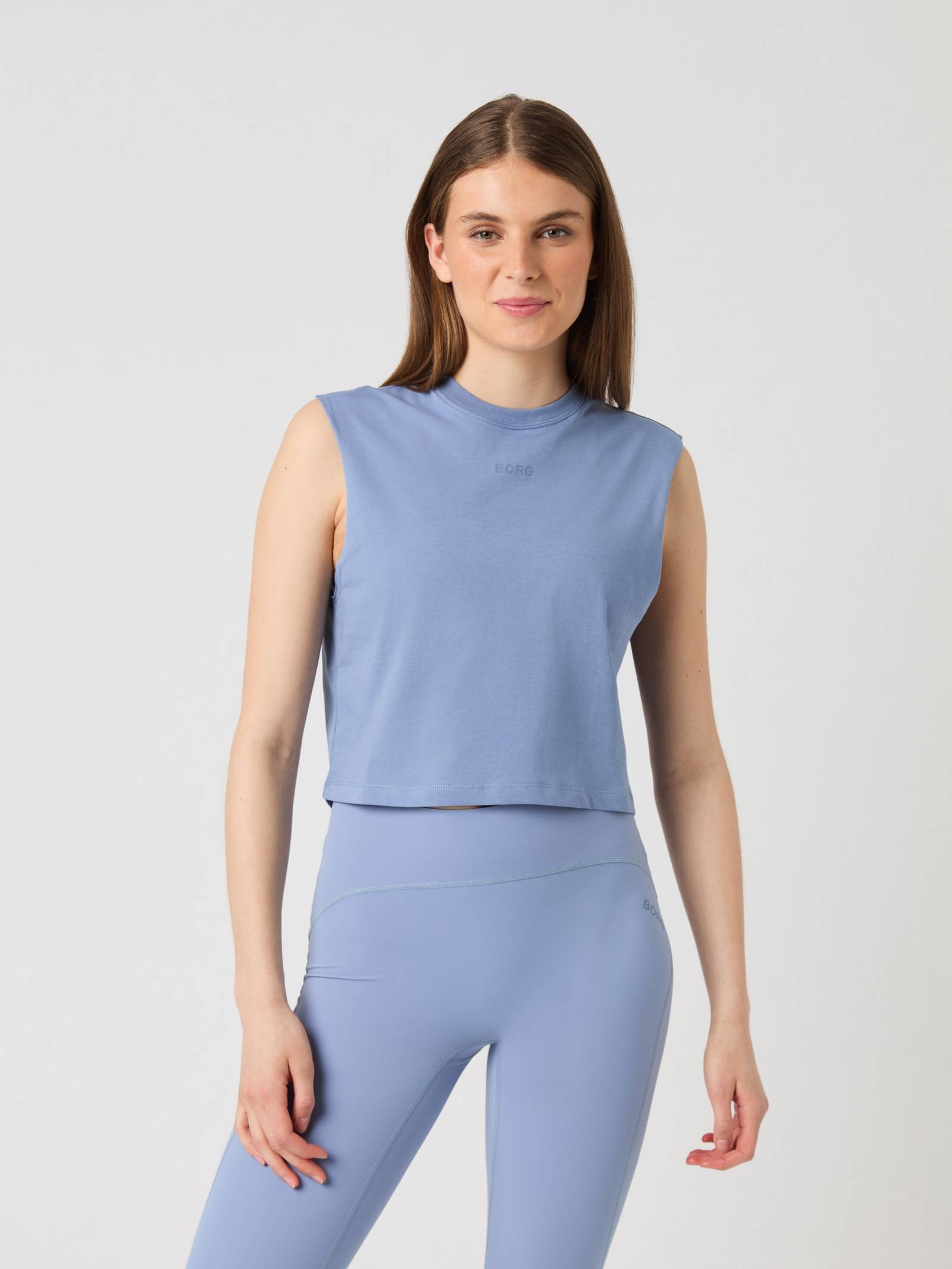 Borg Cropped Tank Top image 1