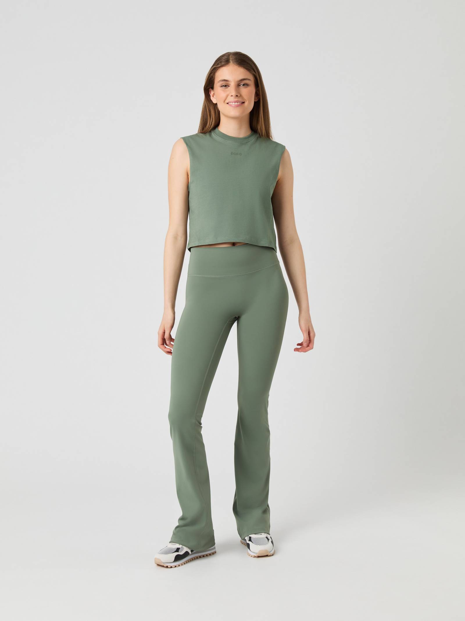 Borg Cropped Tank Top image 3