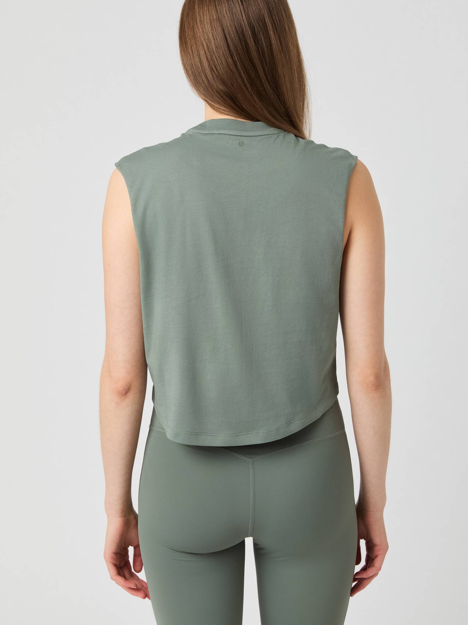 Borg Cropped Tank Top image 2