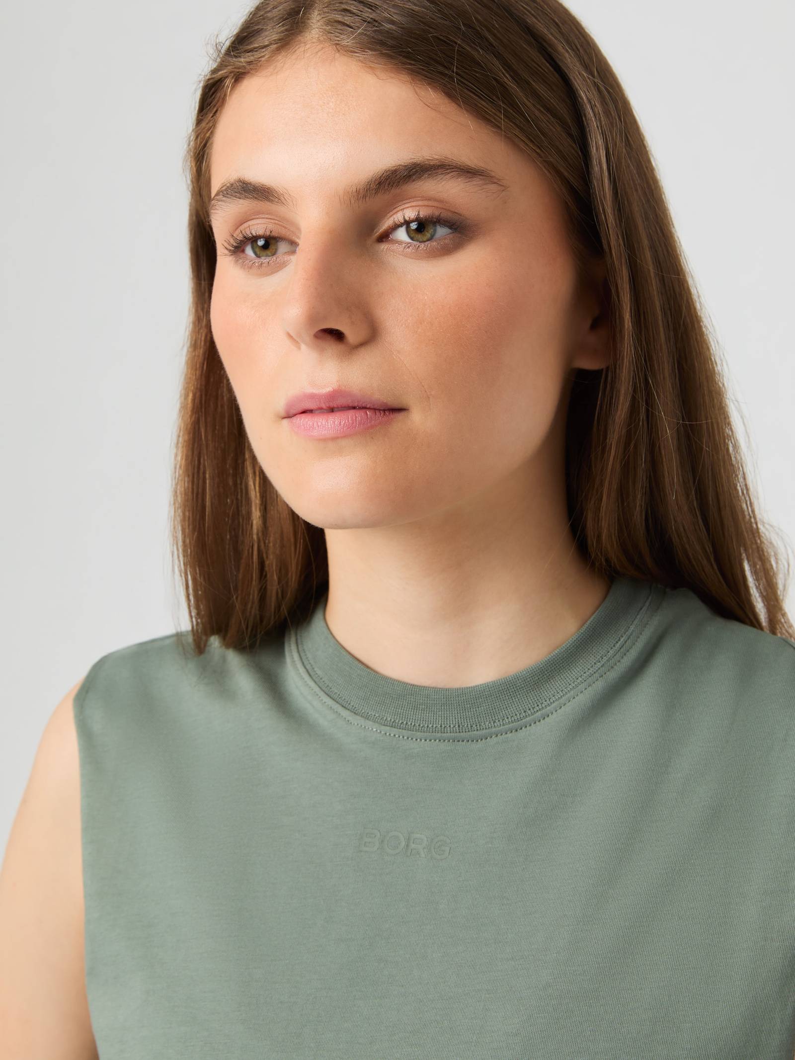 Borg Cropped Tank Top image 4