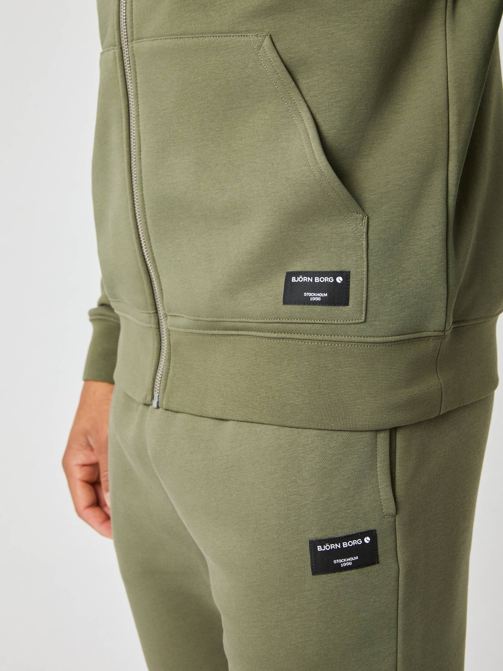 Centre Zip Hoodie image 5