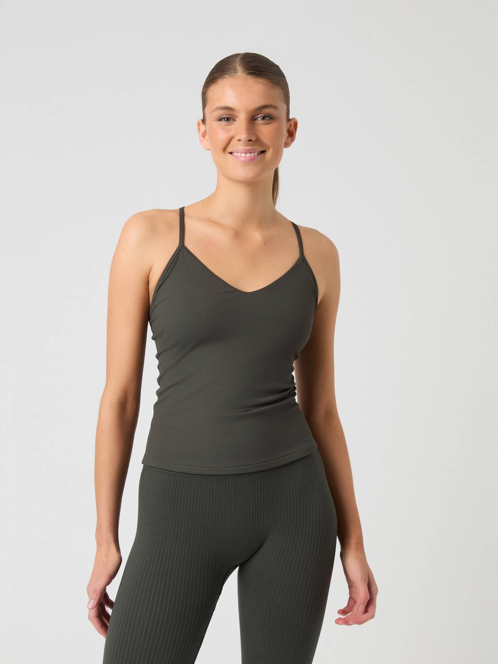Studio Ribbed Strap Tank Top image 1