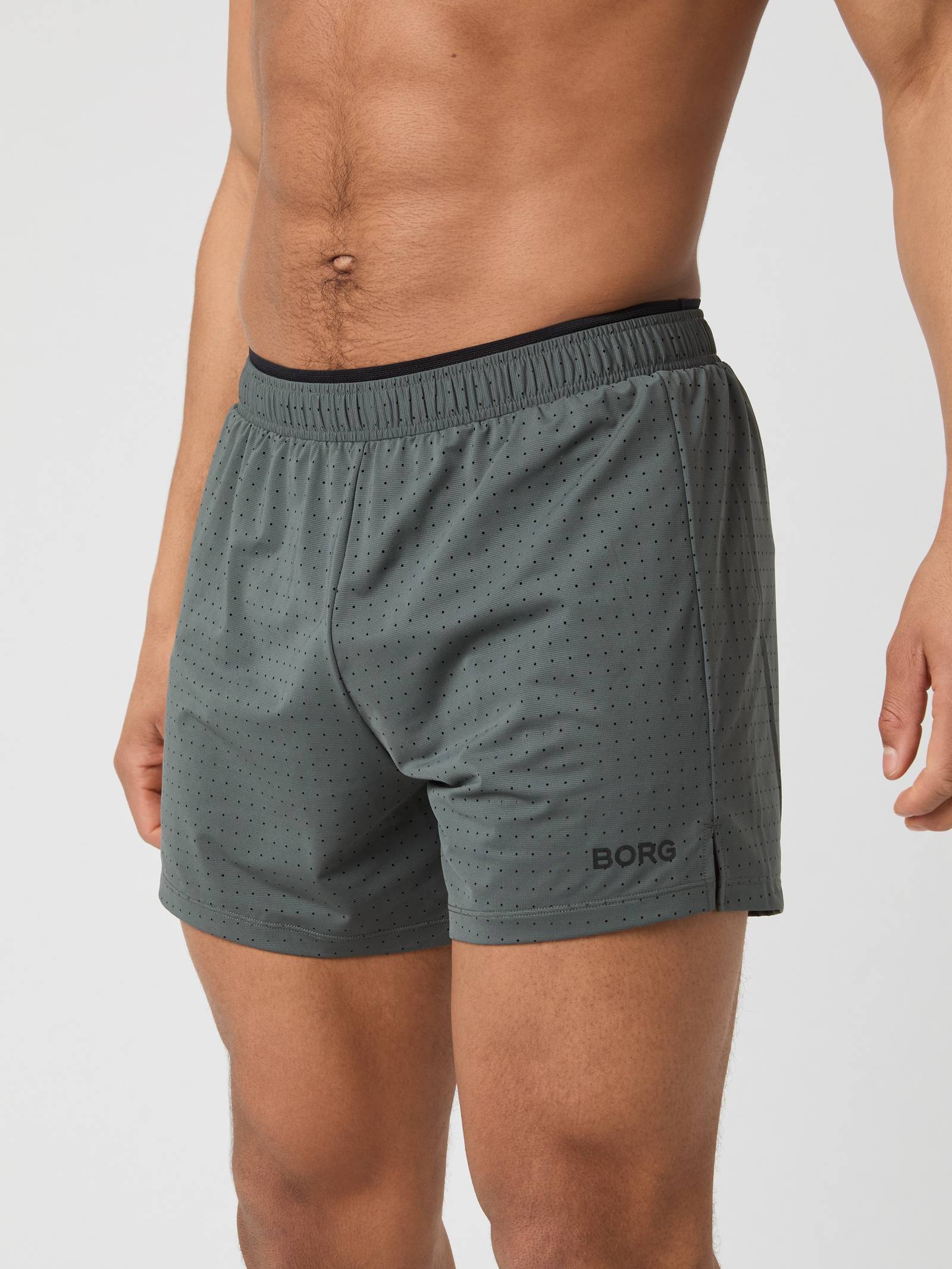 Borg Running Perforated 5' Shorts image 1