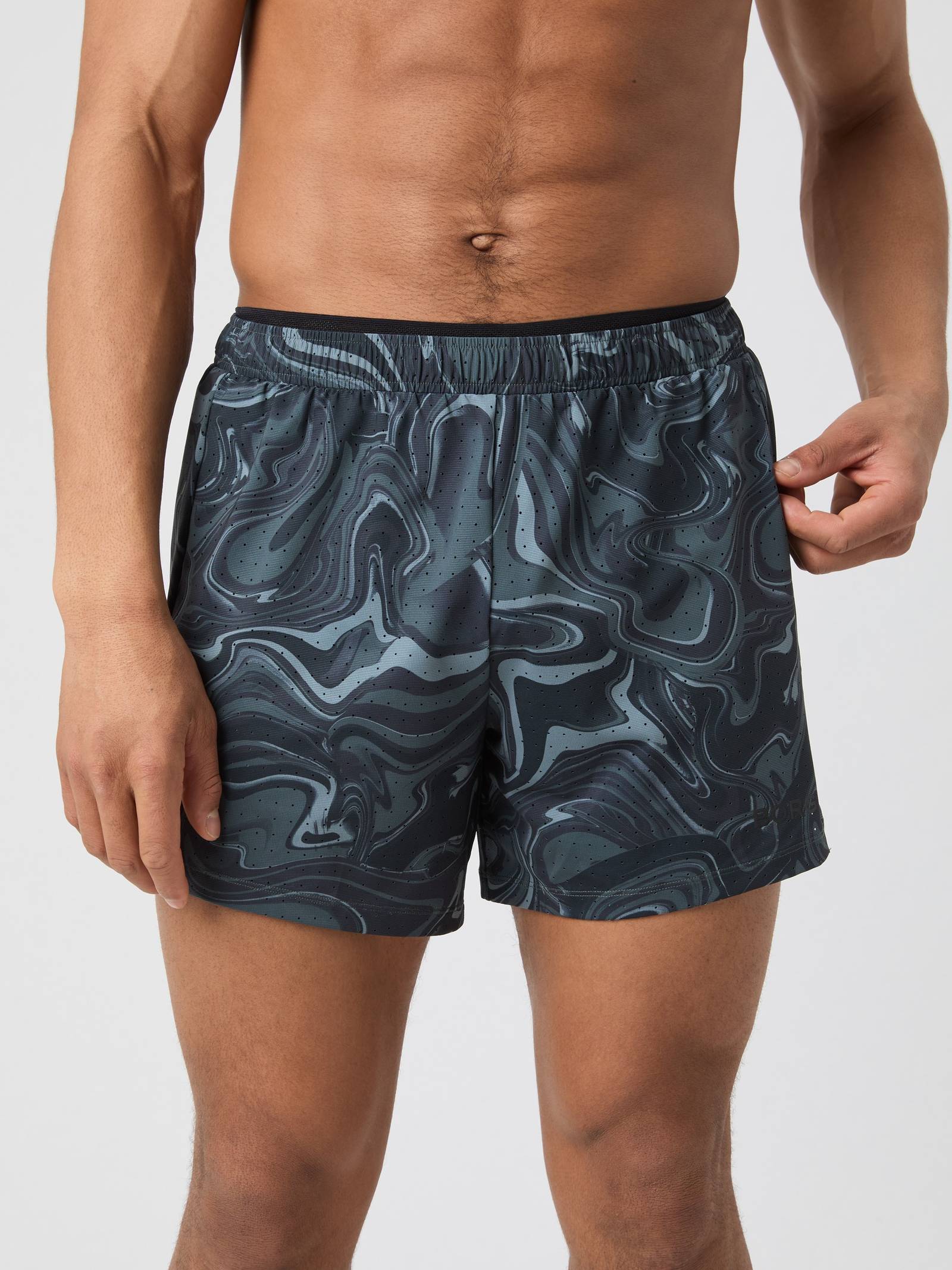 Borg Running Perforated 5' Shorts image 1
